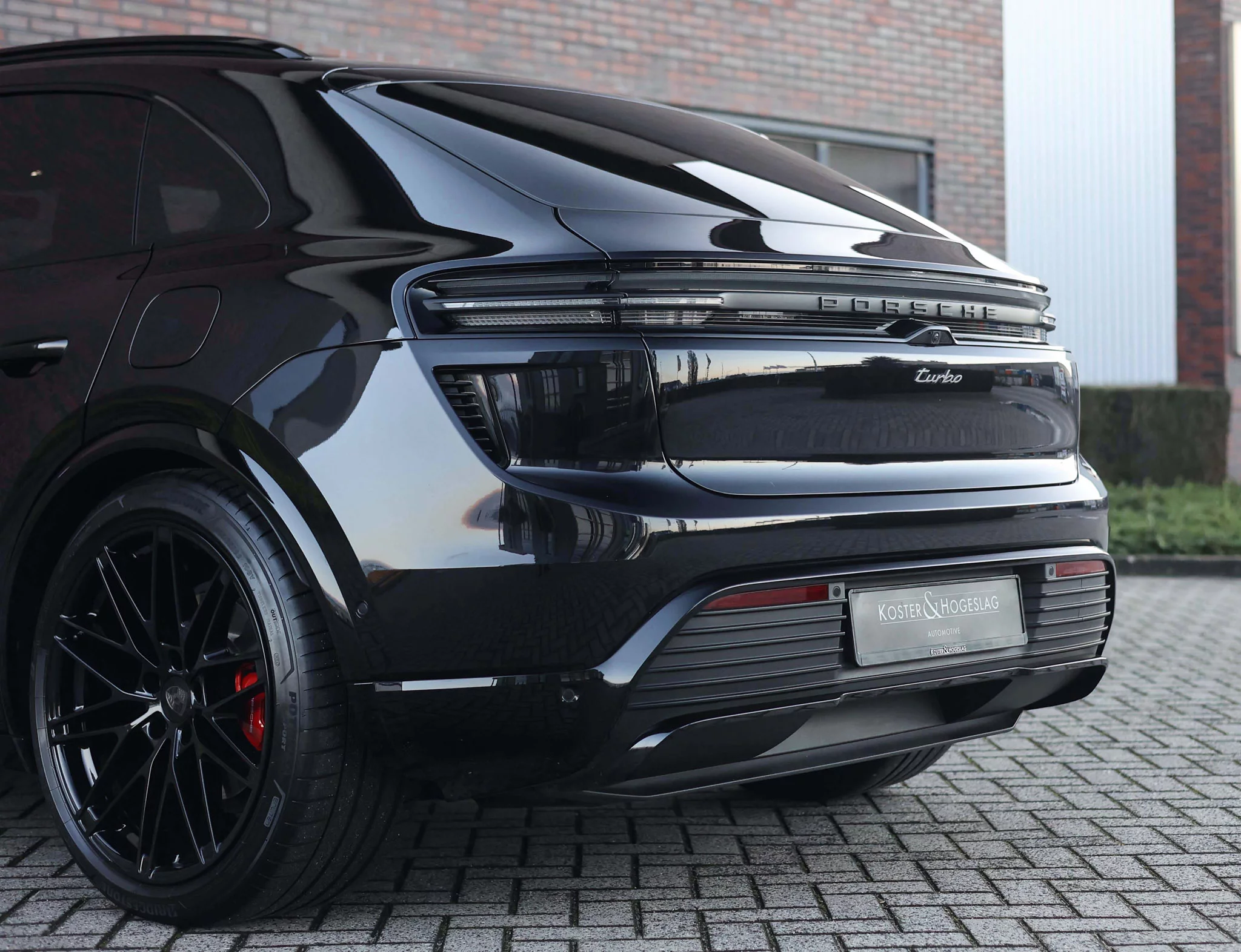 Jet Black Metallic Porsche Macan Electric