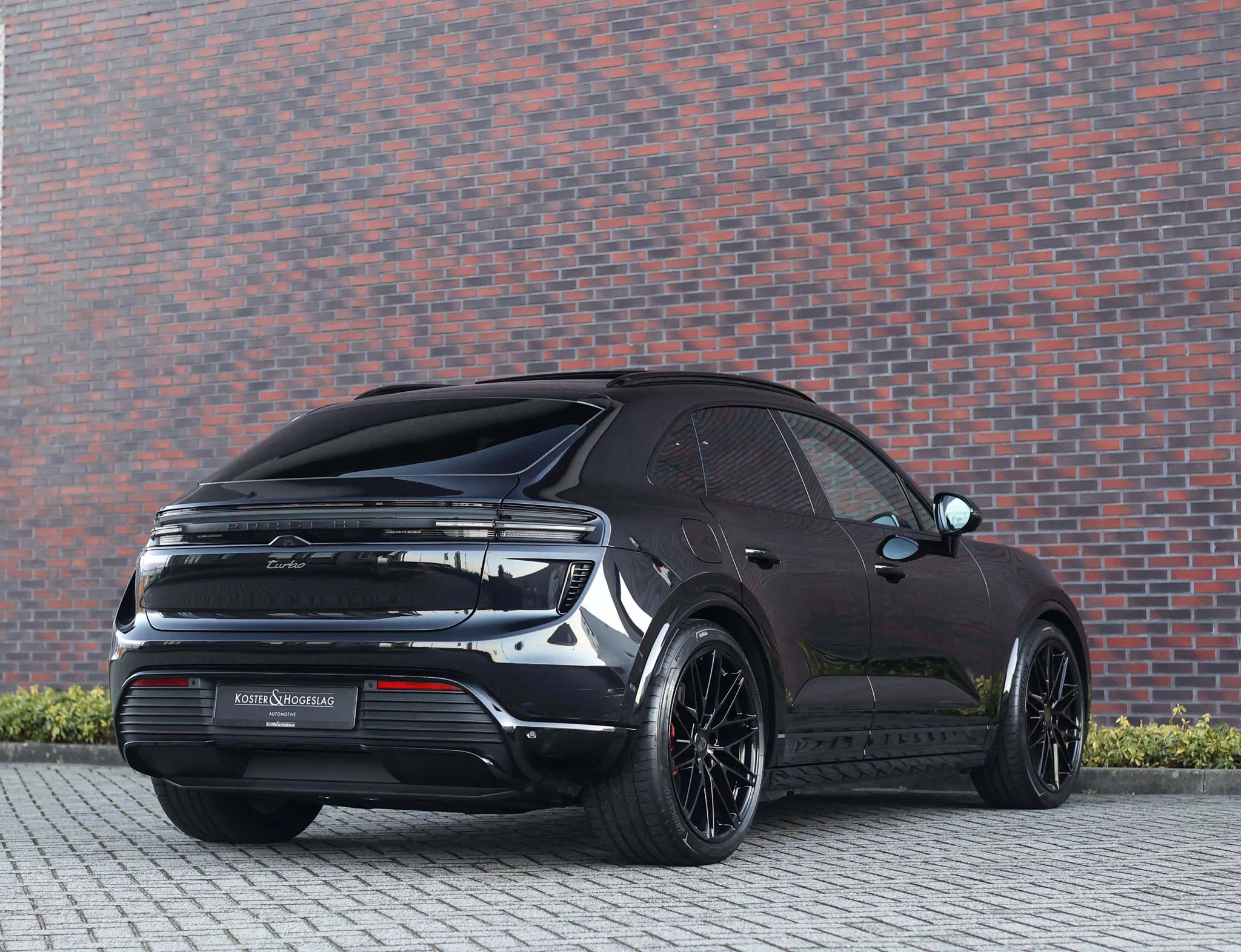 Jet Black Metallic Porsche Macan Electric