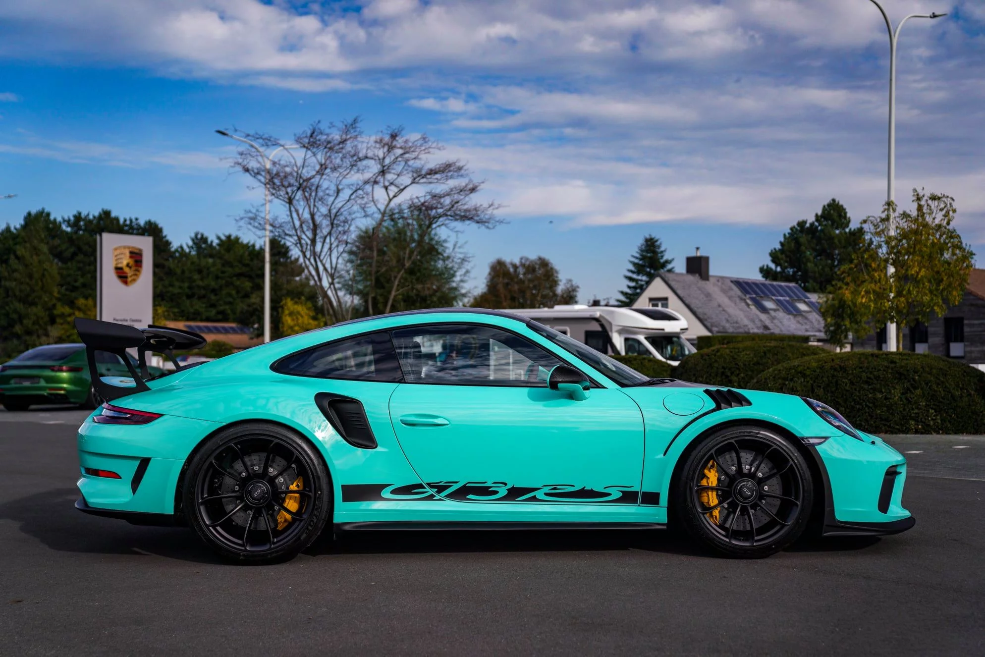 Mint Green Porsche 911 GT3 RS