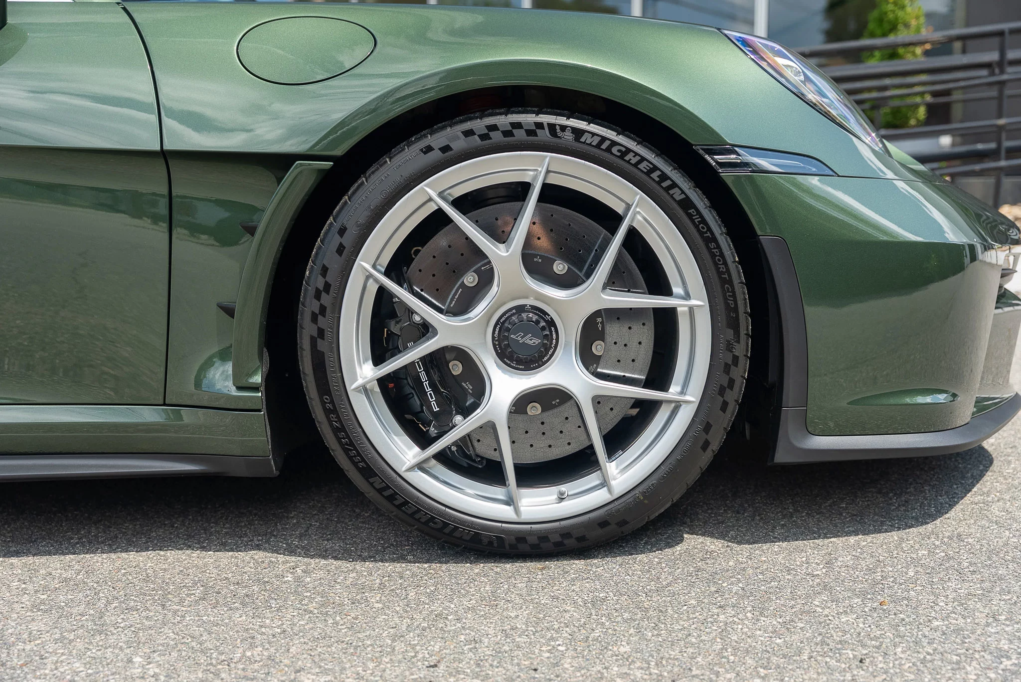 Oak Green Metallic Porsche 911 S/T