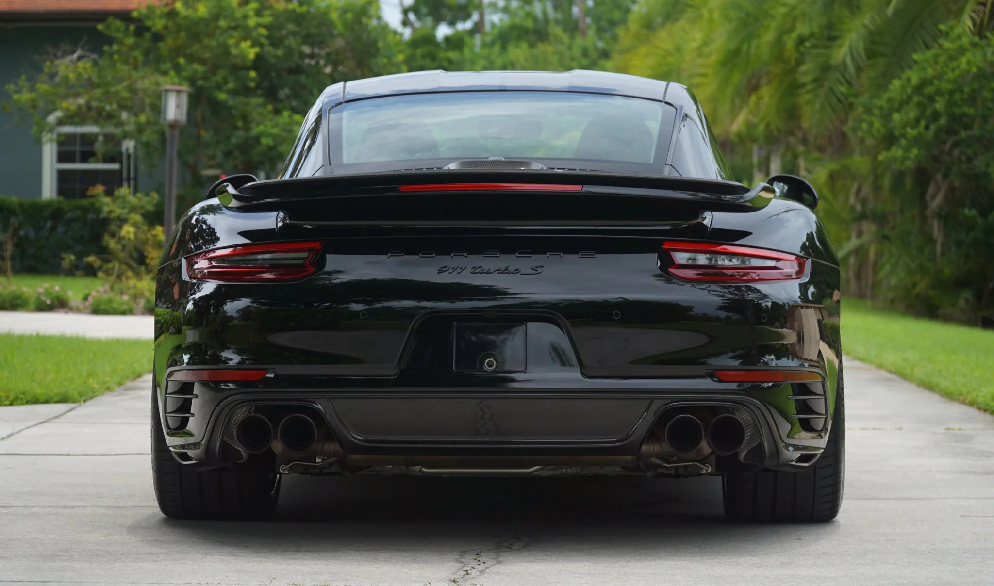 Black Porsche 911 Turbo