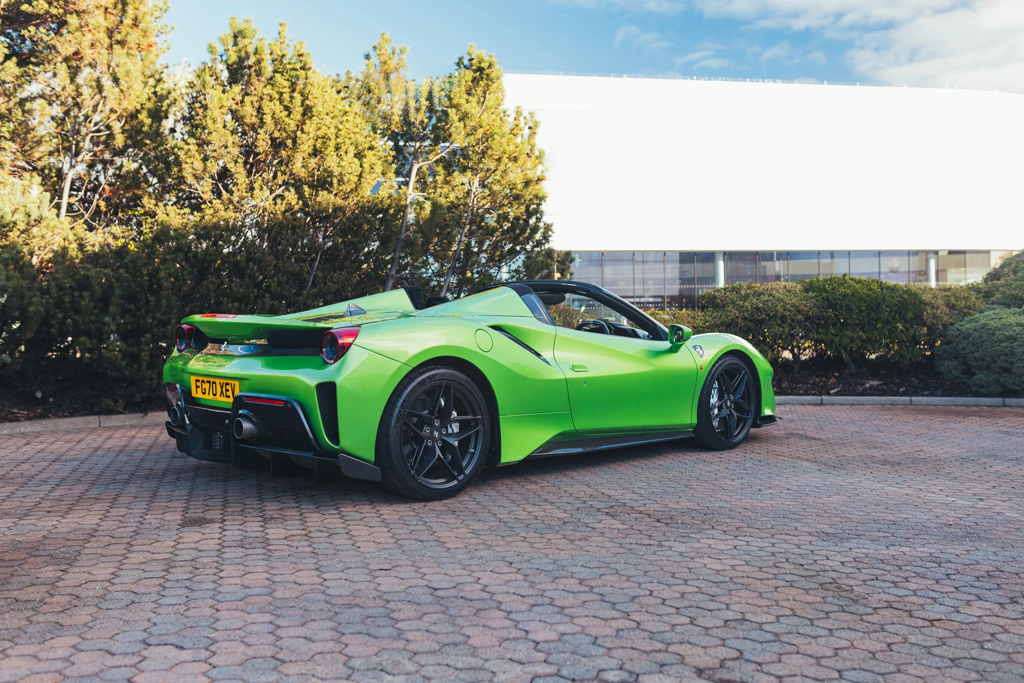 Verde Hy Kers Lucido Ferrari 488