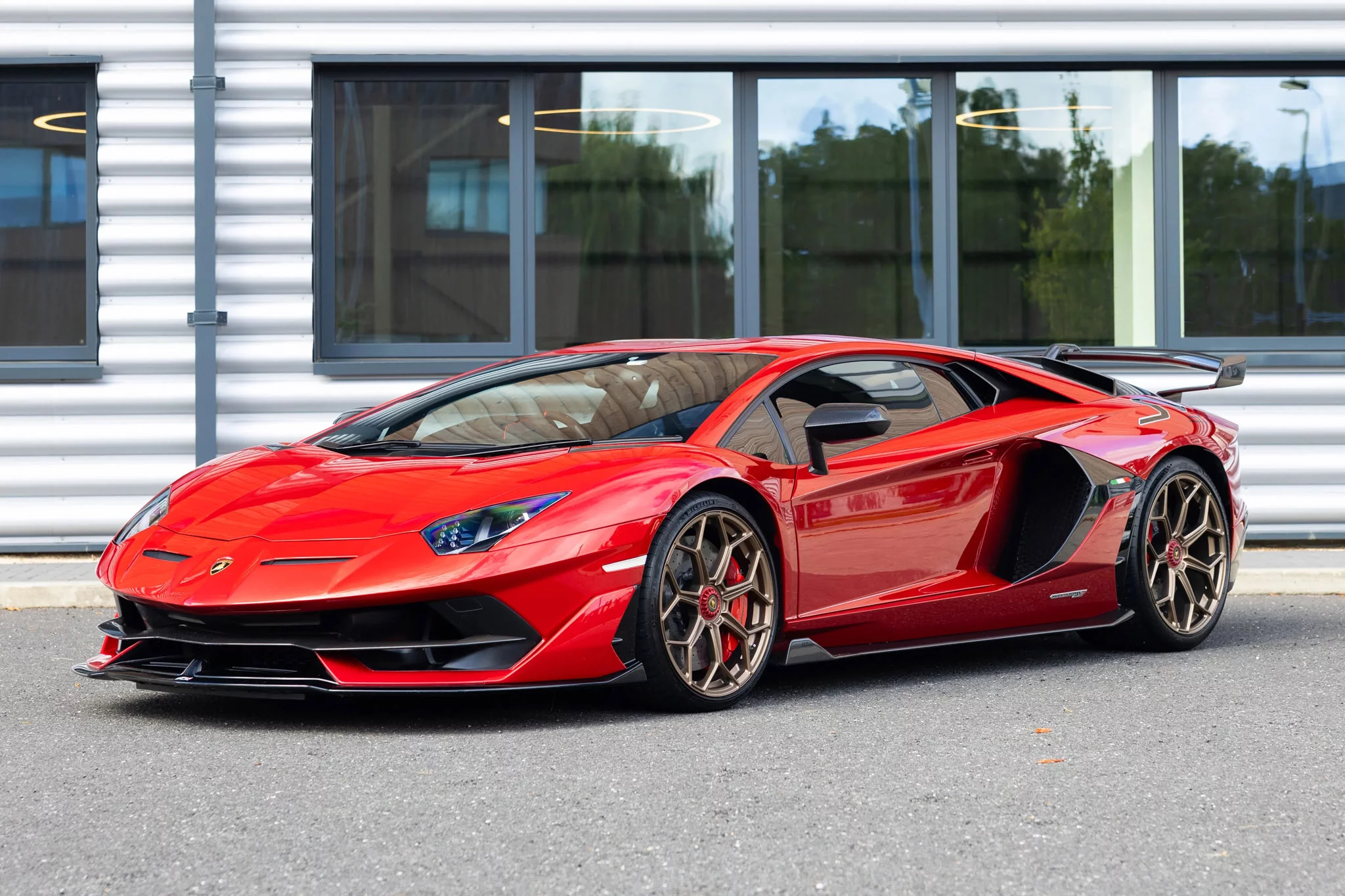 Rosso Bia Lamborghini Aventador