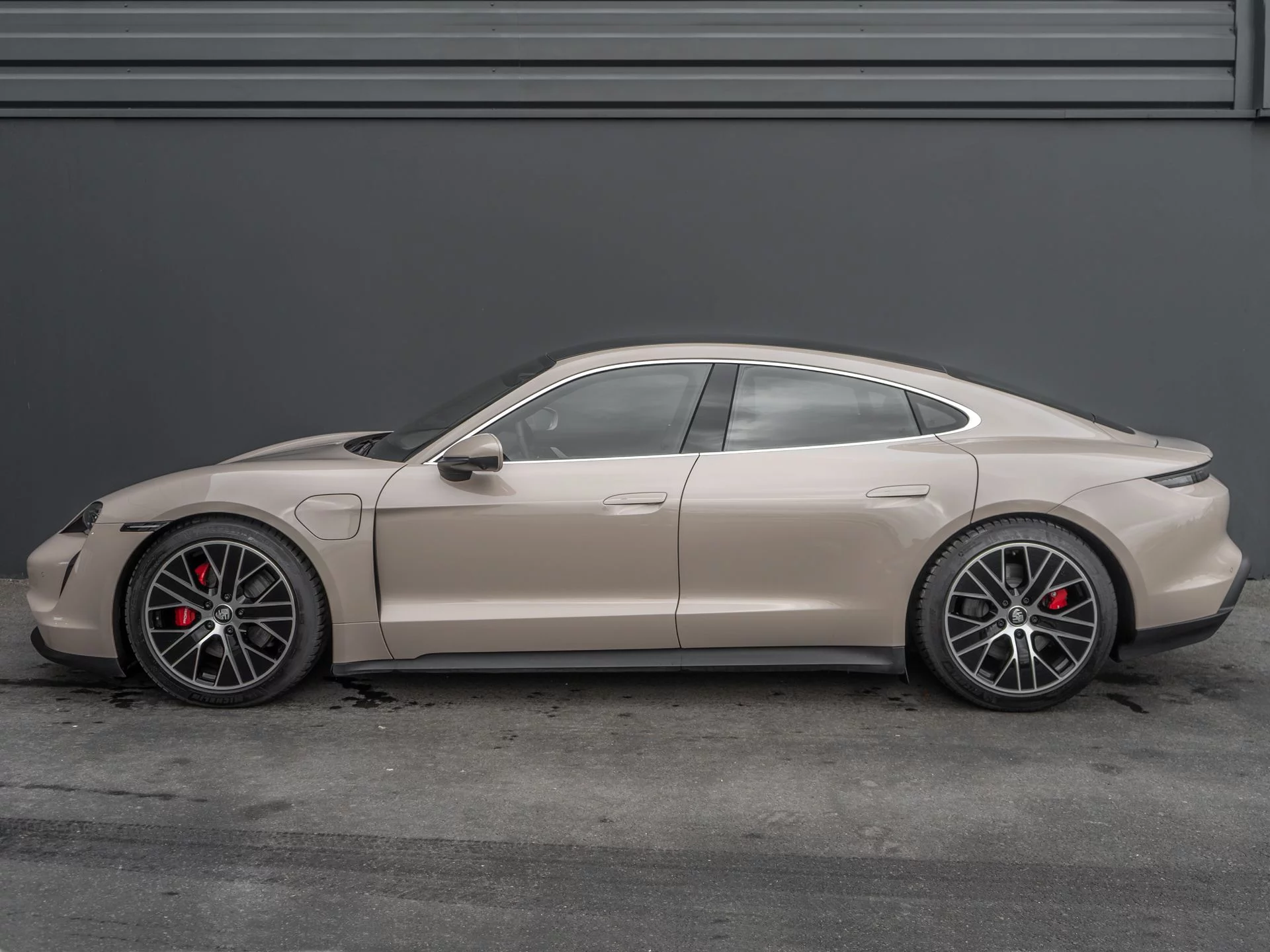 Coffee Beige Porsche Taycan