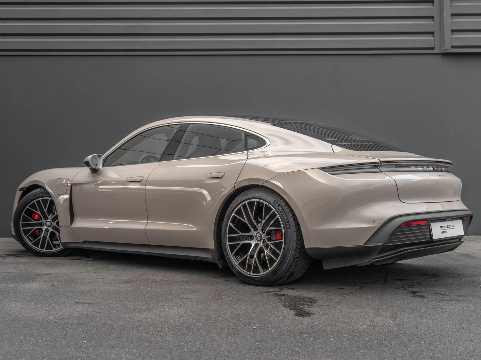 Coffee Beige Porsche Taycan