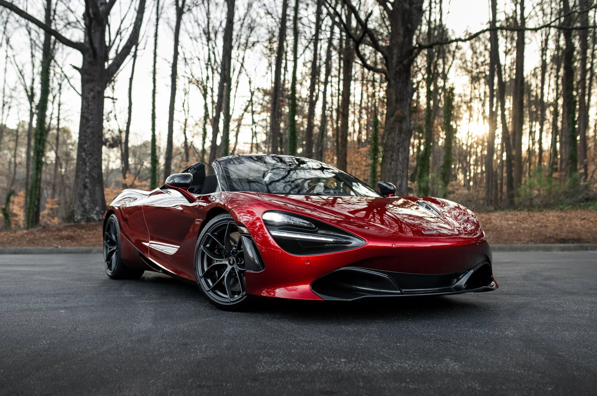 Volcano Red McLaren 720S