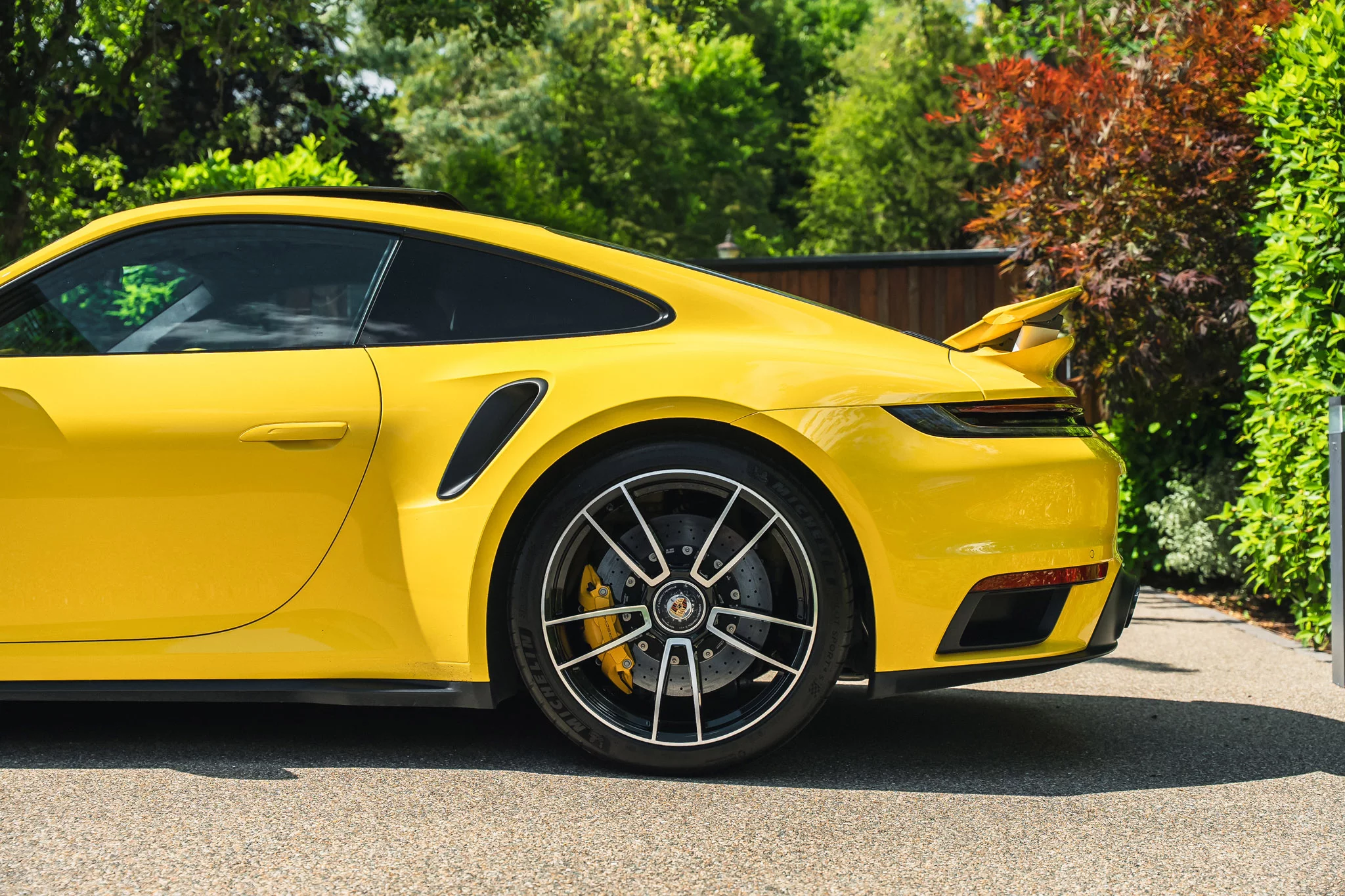 Racing Yellow Porsche 911 Turbo