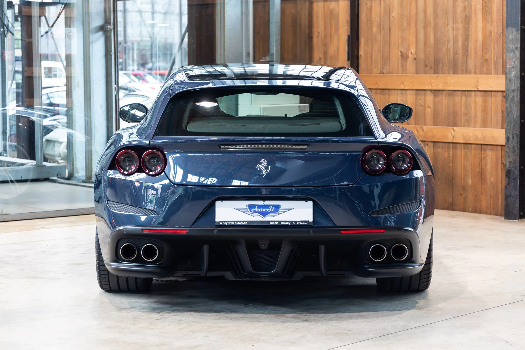 Blu Ahrabian Ferrari GTC4Lusso