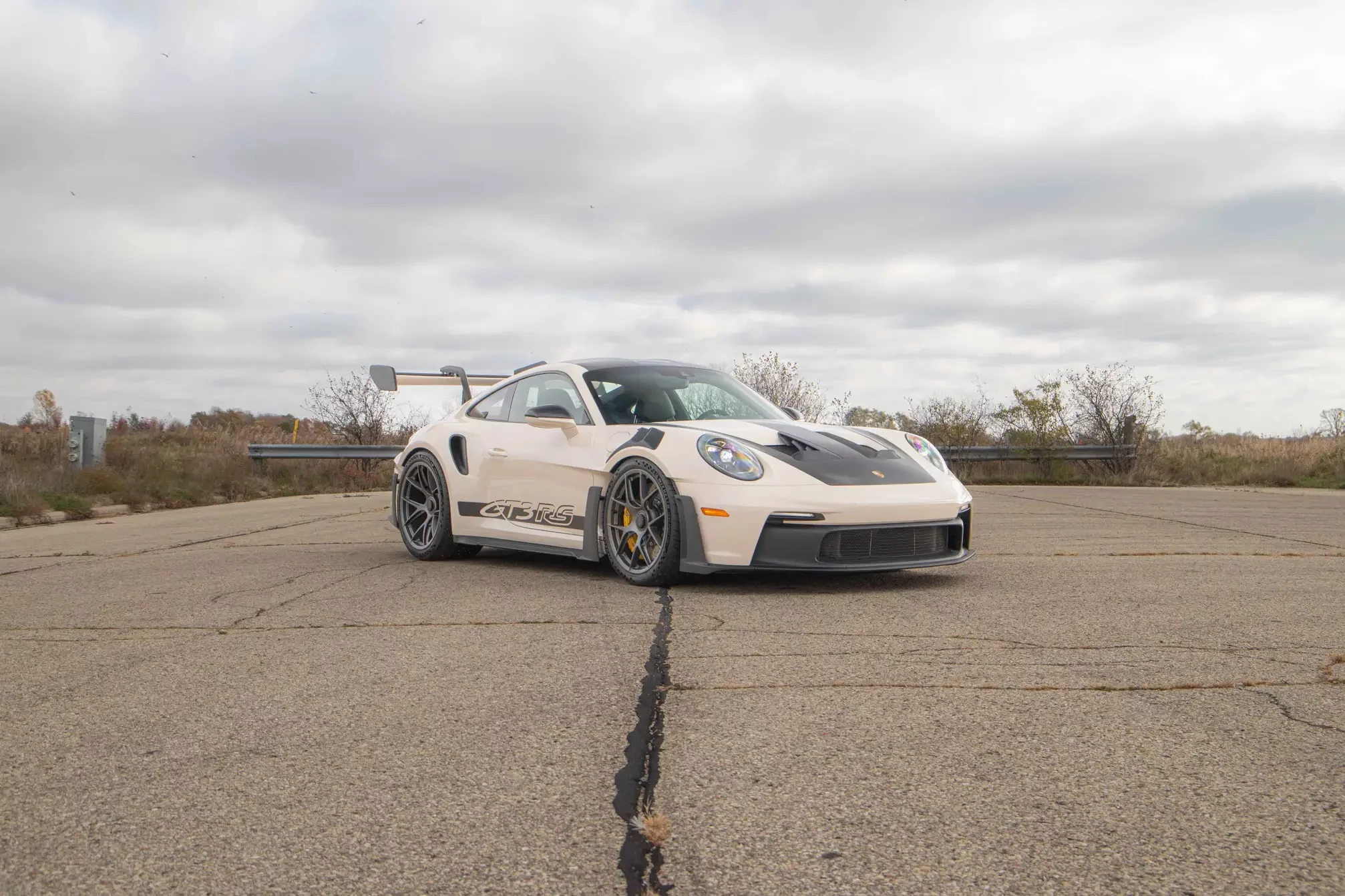 Creme White Porsche 911 GT3 RS