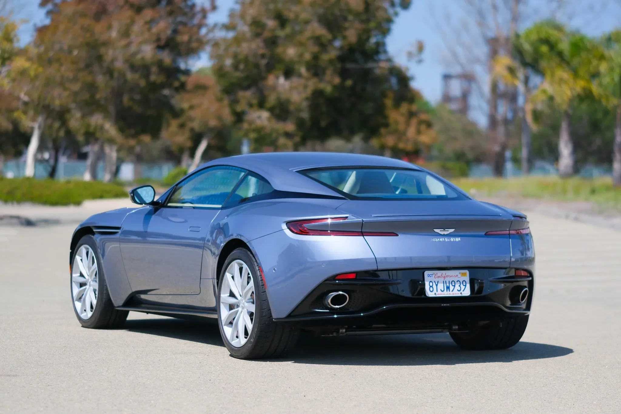 Concours Blue Aston Martin DB11
