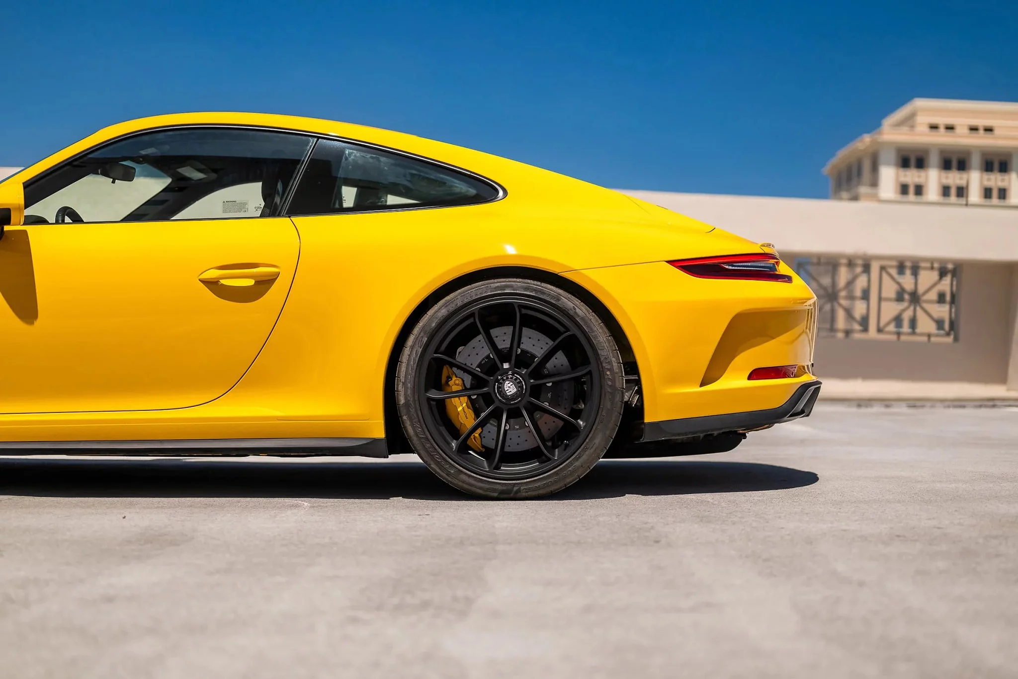 Speed Yellow Porsche 911 GT3