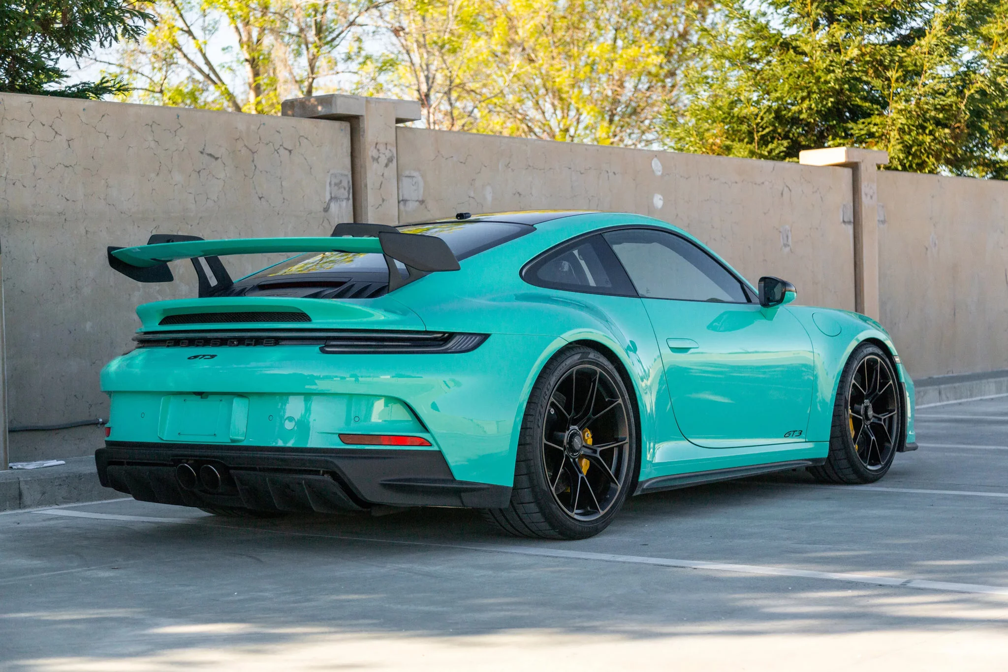 Mint Green Porsche 911 GT3