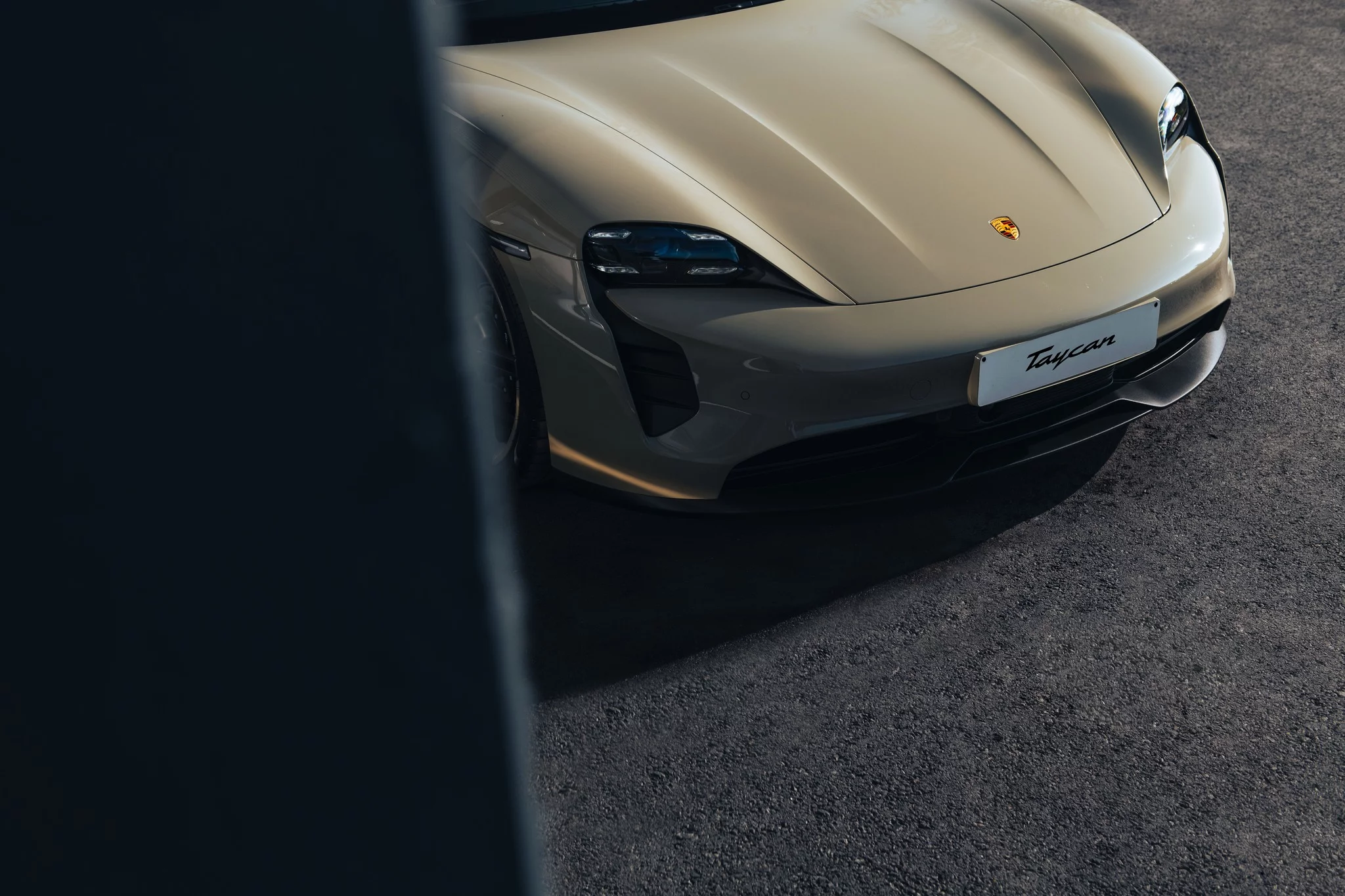 Stone Grey Porsche Taycan