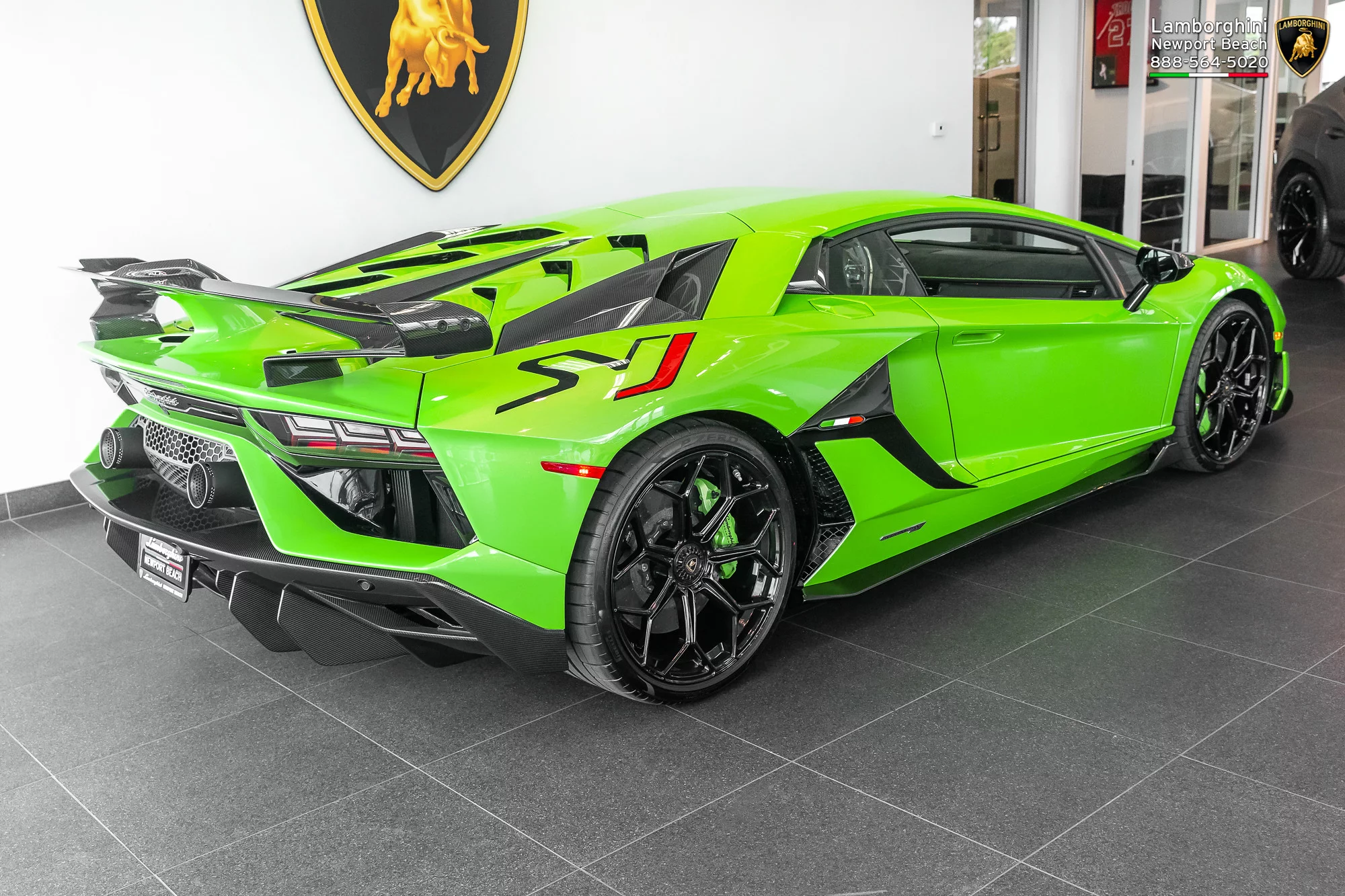 Verde Ithaca Lamborghini Aventador