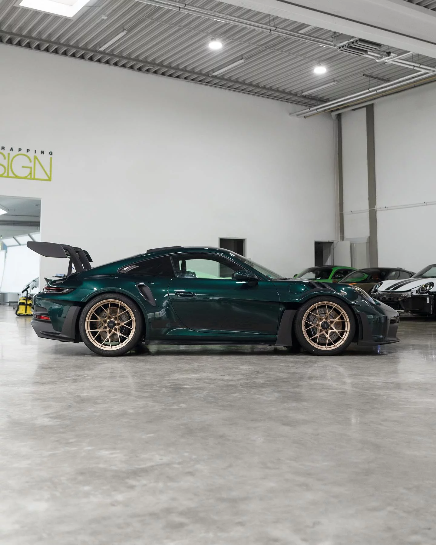 Jet Green Metallic Porsche 911 GT3 RS
