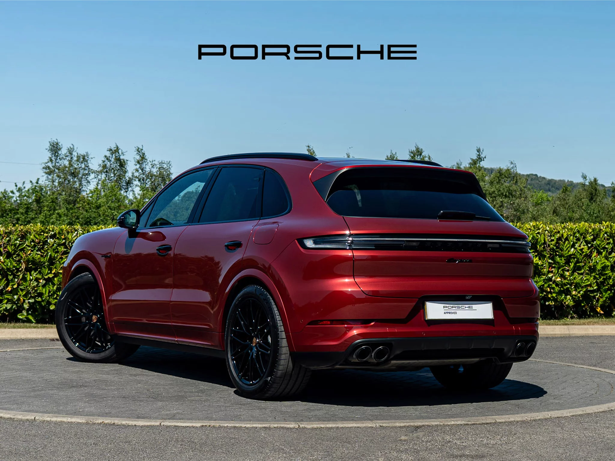 Ruby Red Metallic Porsche Cayenne