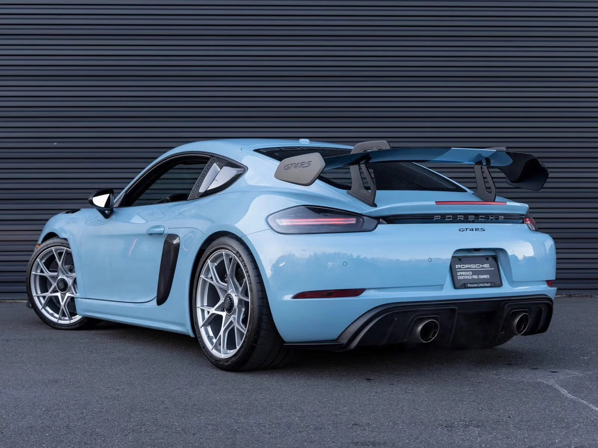 Gulf Blue Porsche 718 Cayman GT4 RS