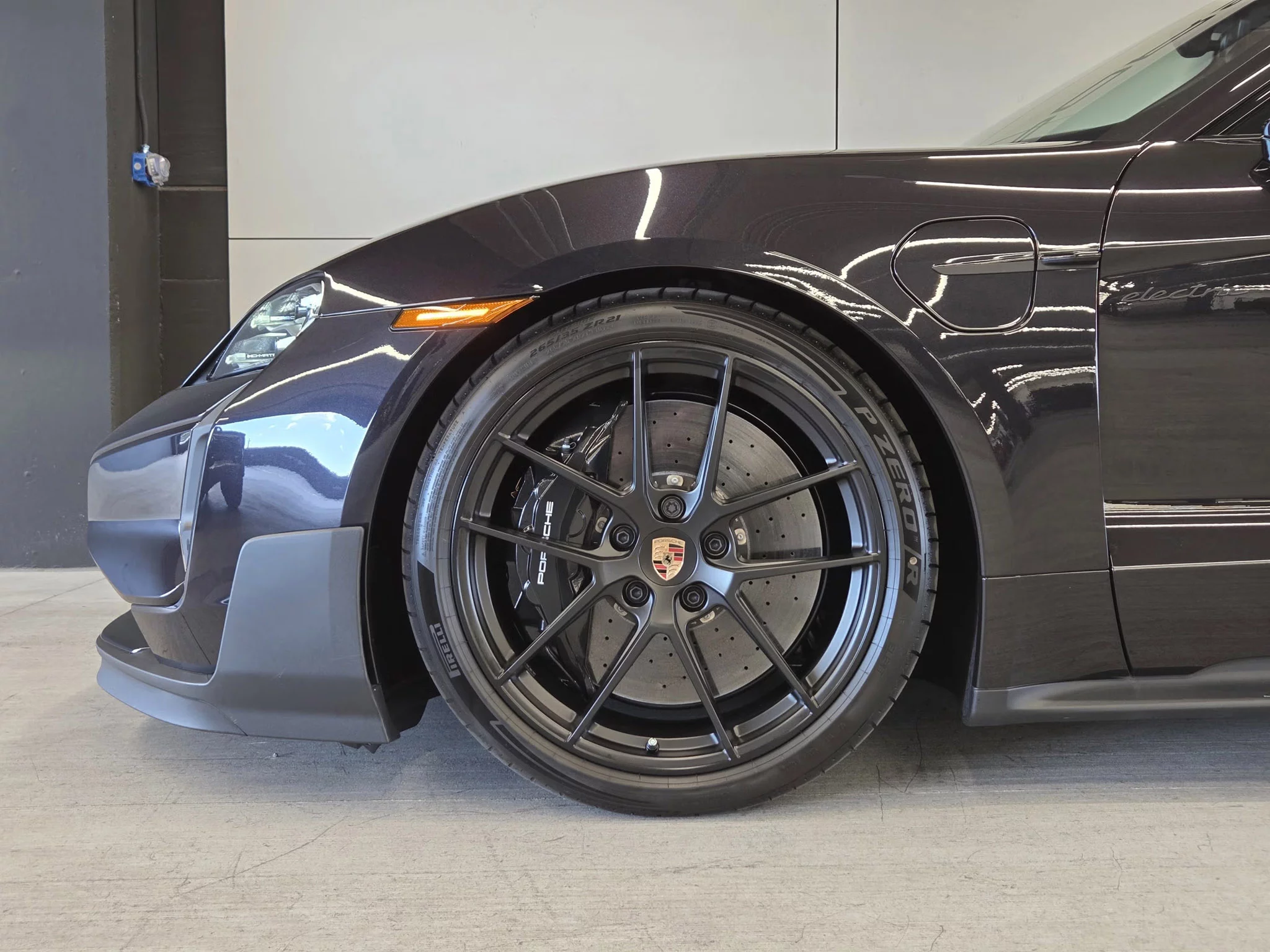 Basalt Black Porsche Taycan
