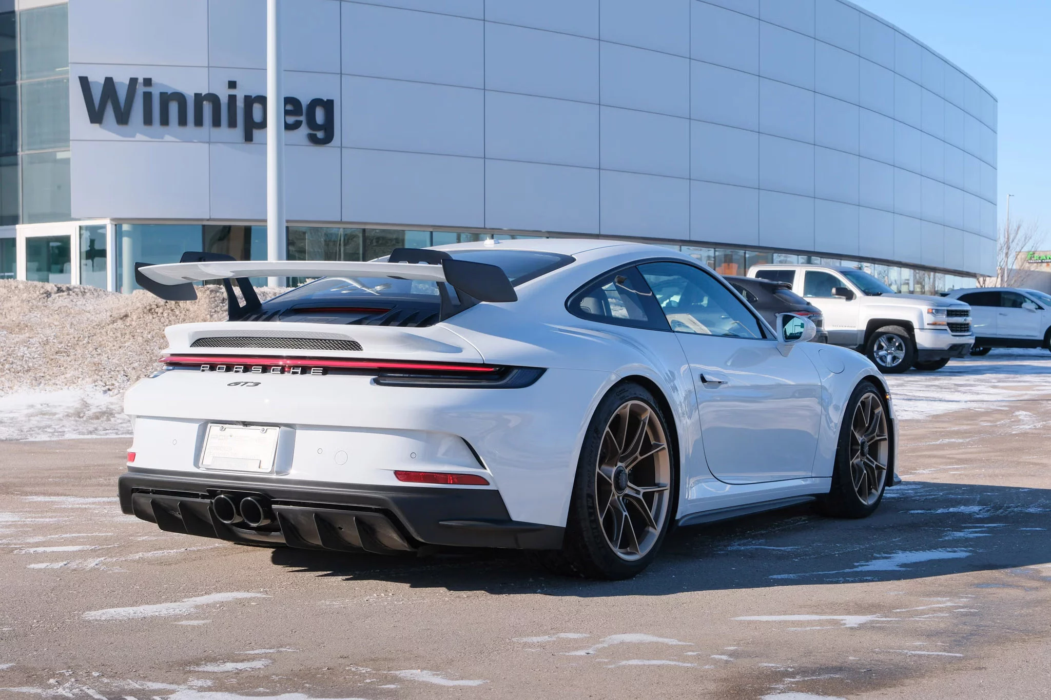 Carrara White Metallic Porsche 911 GT3