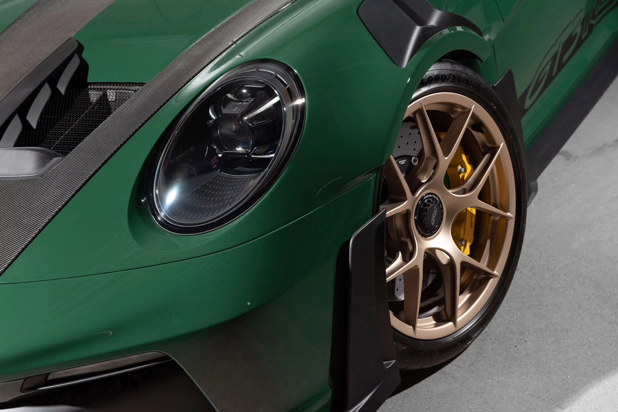 British Racing Green Porsche 911 GT3 RS