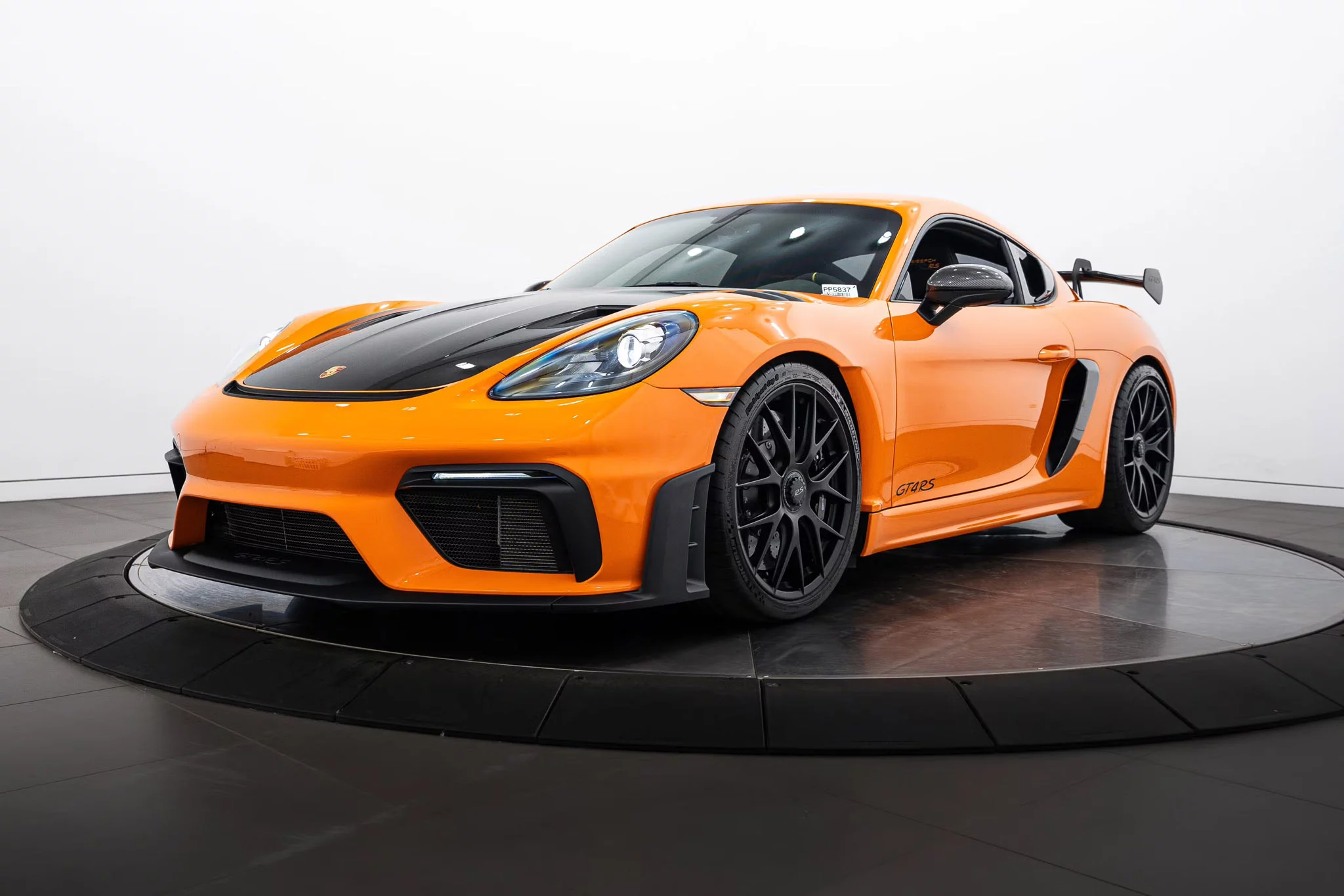 Pastel Orange Porsche 718 Cayman GT4 RS