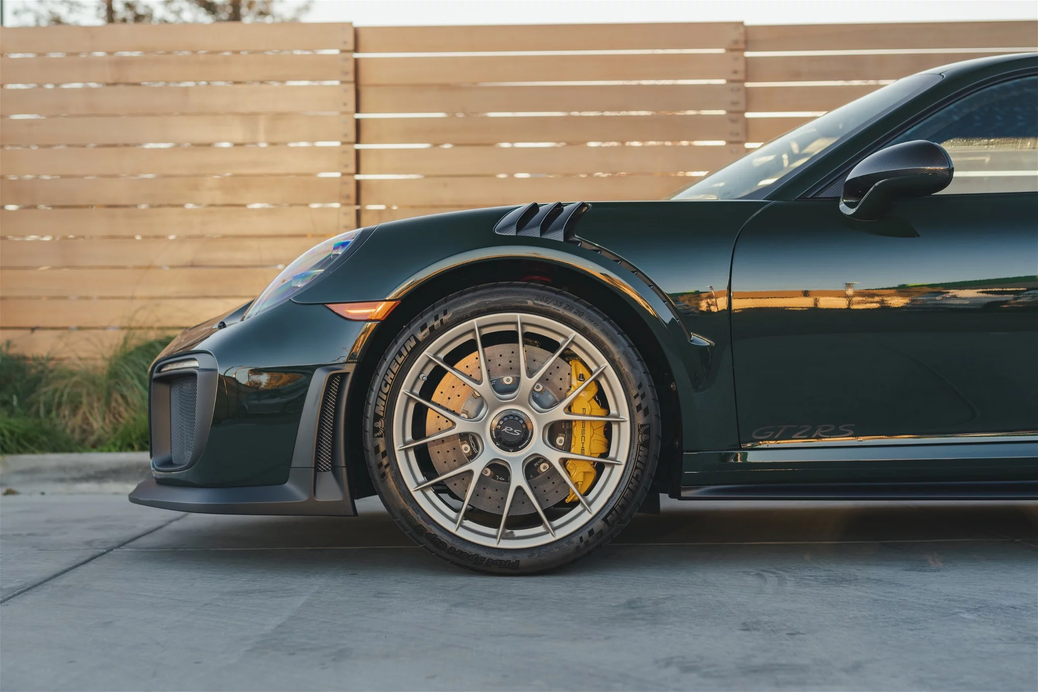 Brewster Green Porsche 911 GT2 RS