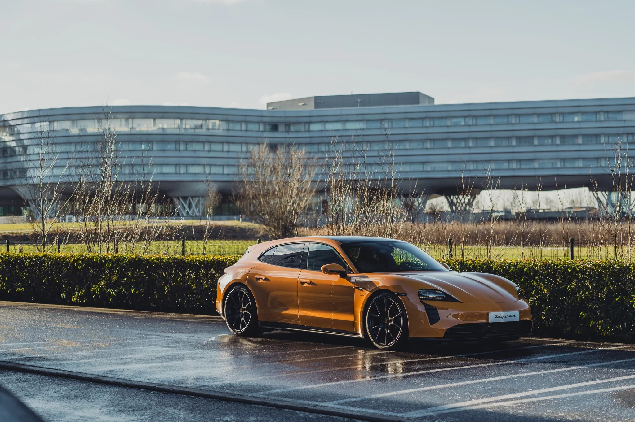Bahama Yellow Porsche Taycan