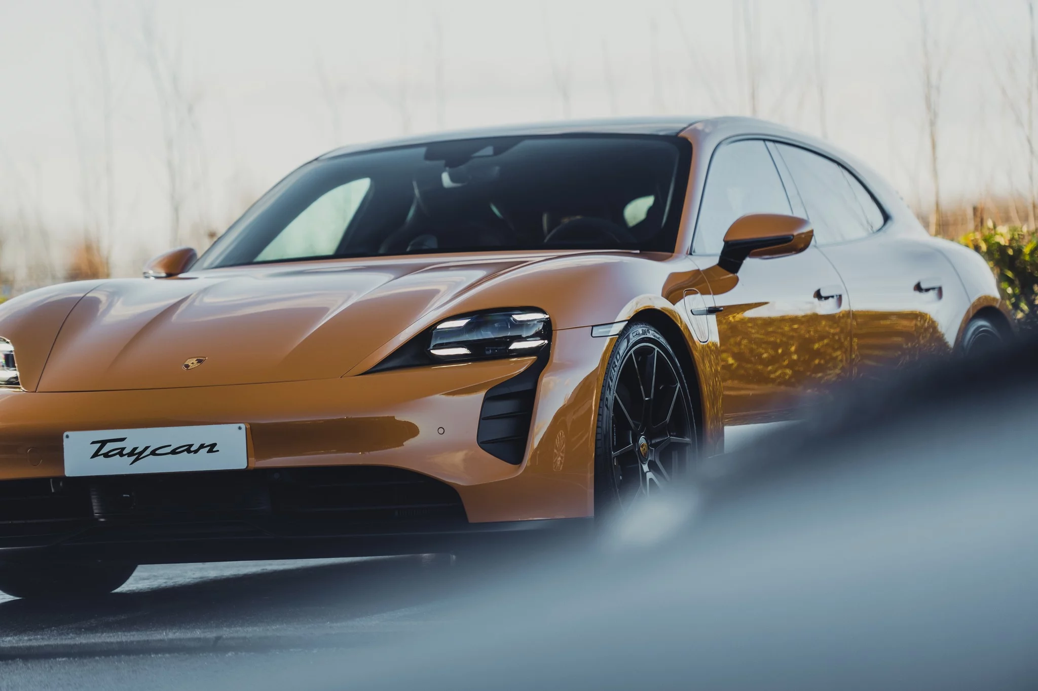 Bahama Yellow Porsche Taycan