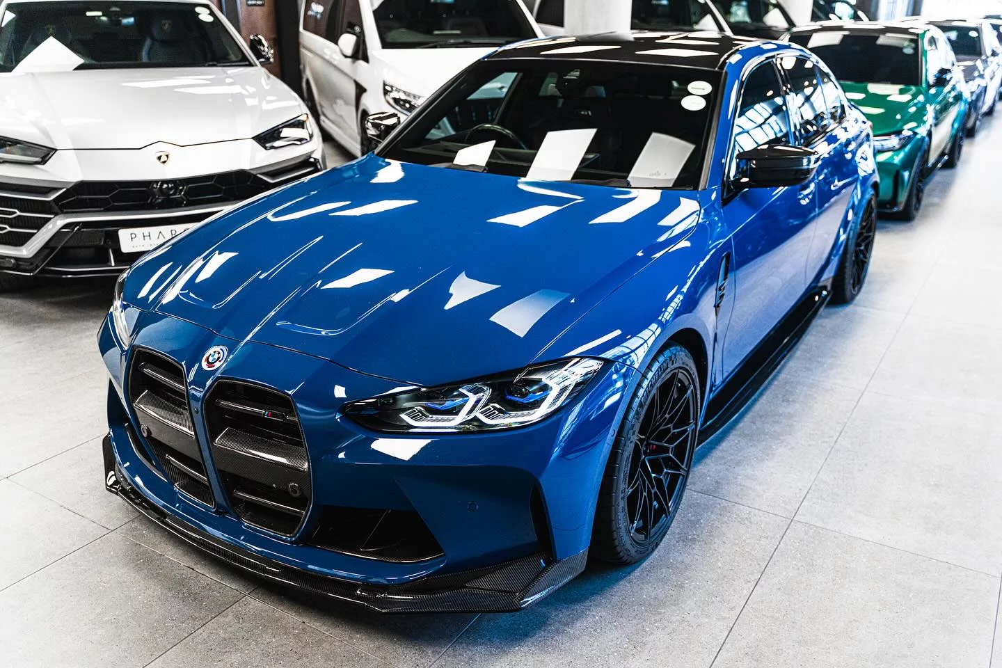 Violet Blue II BMW M3