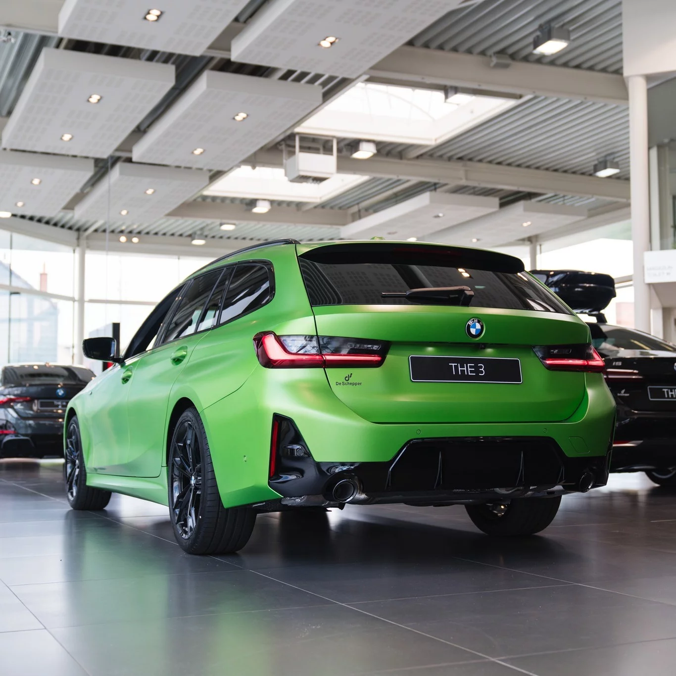 Frozen Tampa Bay Green BMW 3 Series