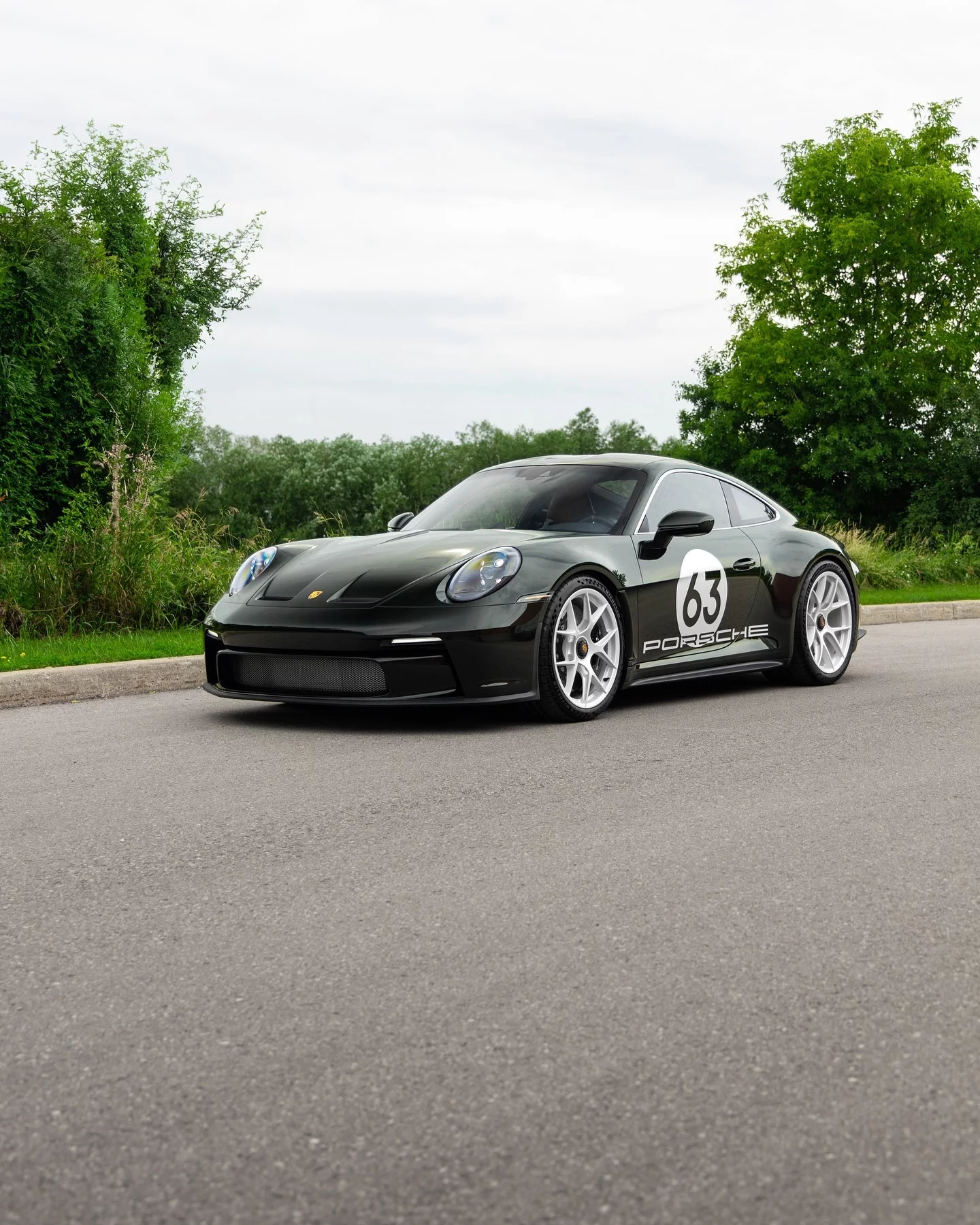 Dark Olive Metallic Porsche 911 S/T