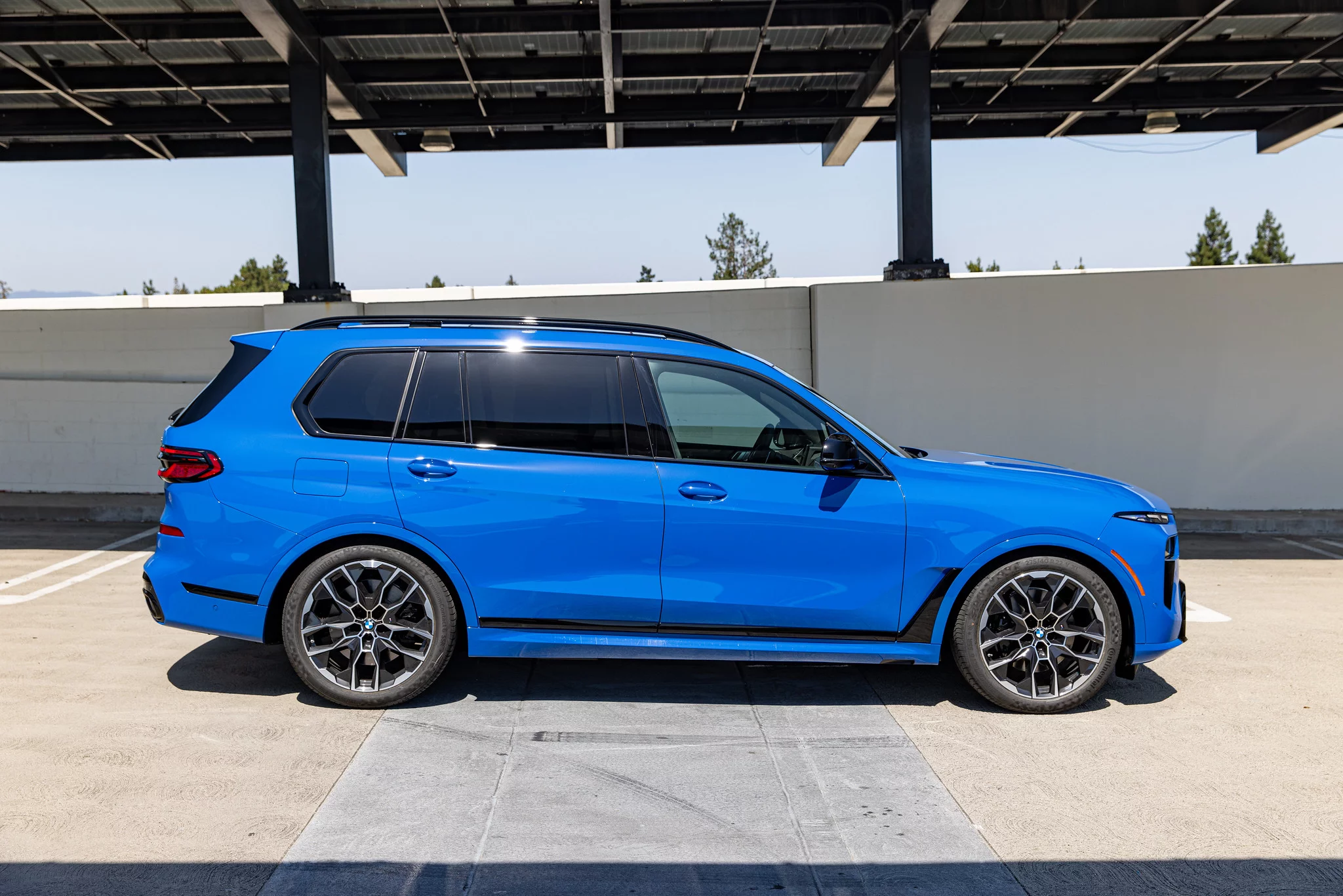 Santorini Blue BMW X7