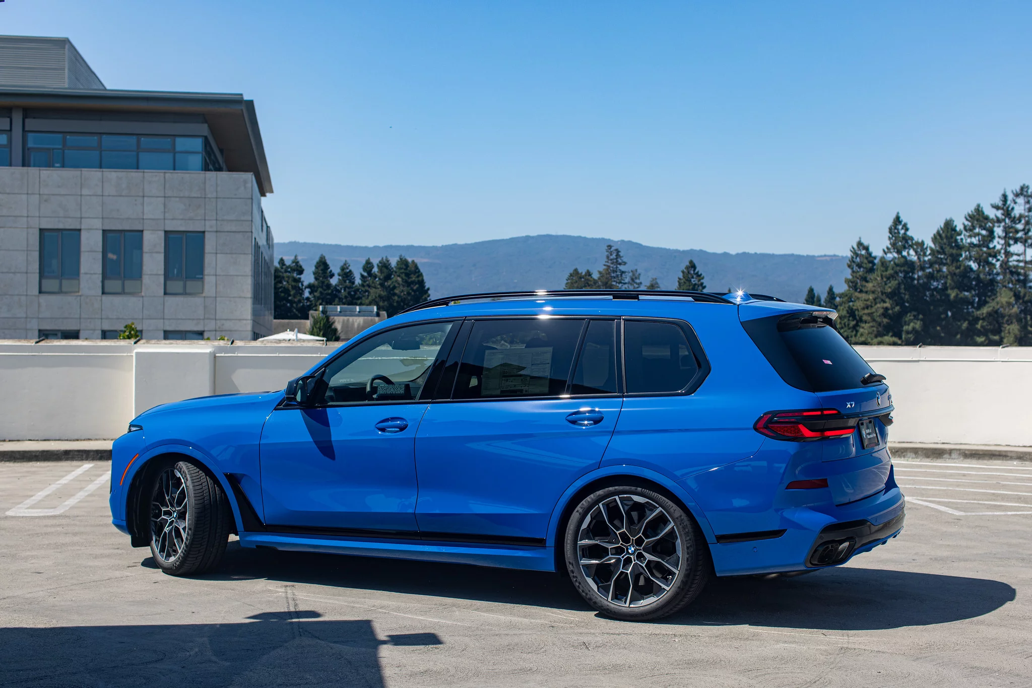 Santorini Blue BMW X7
