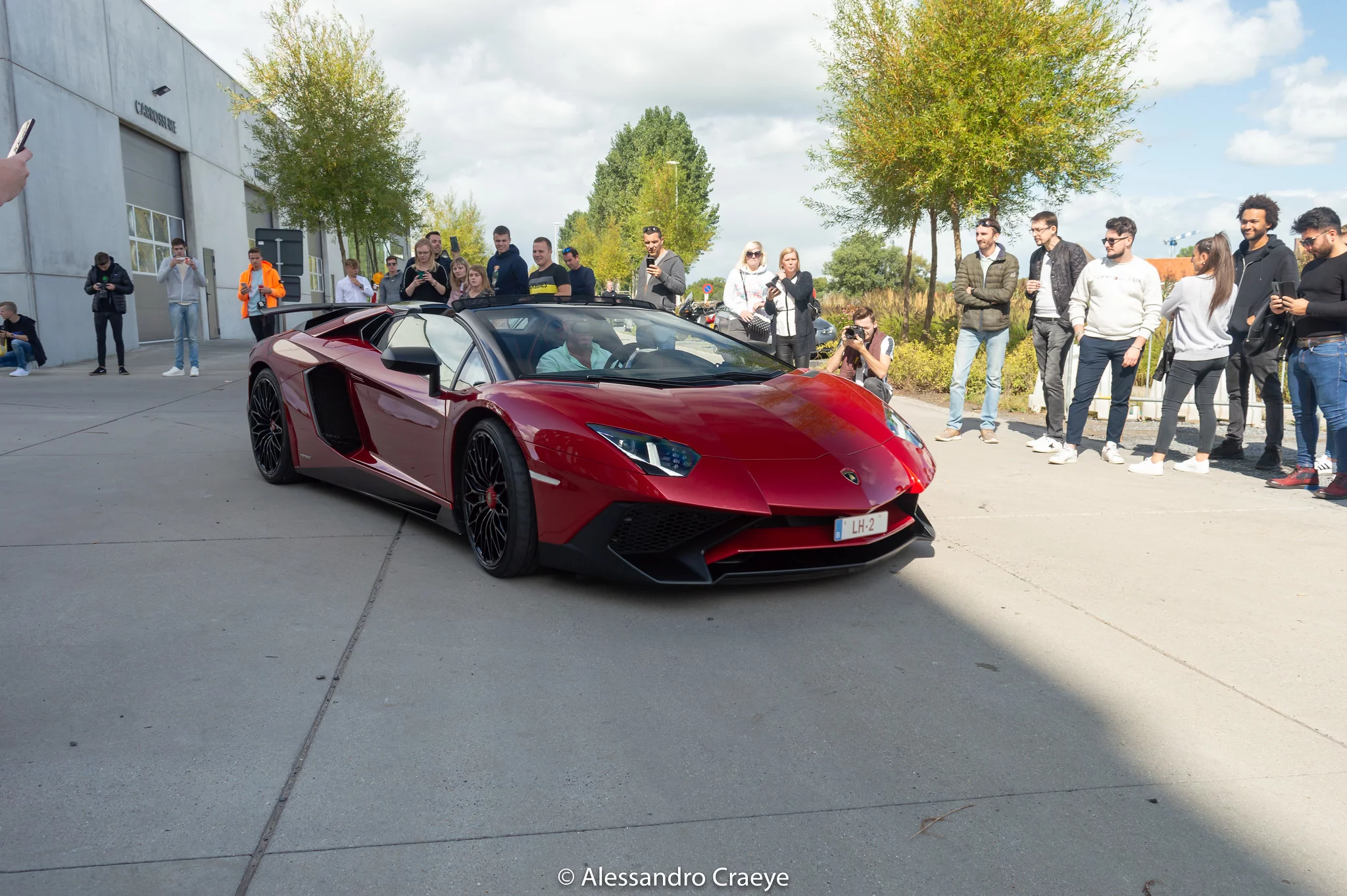 Rosso Bia Lamborghini Aventador