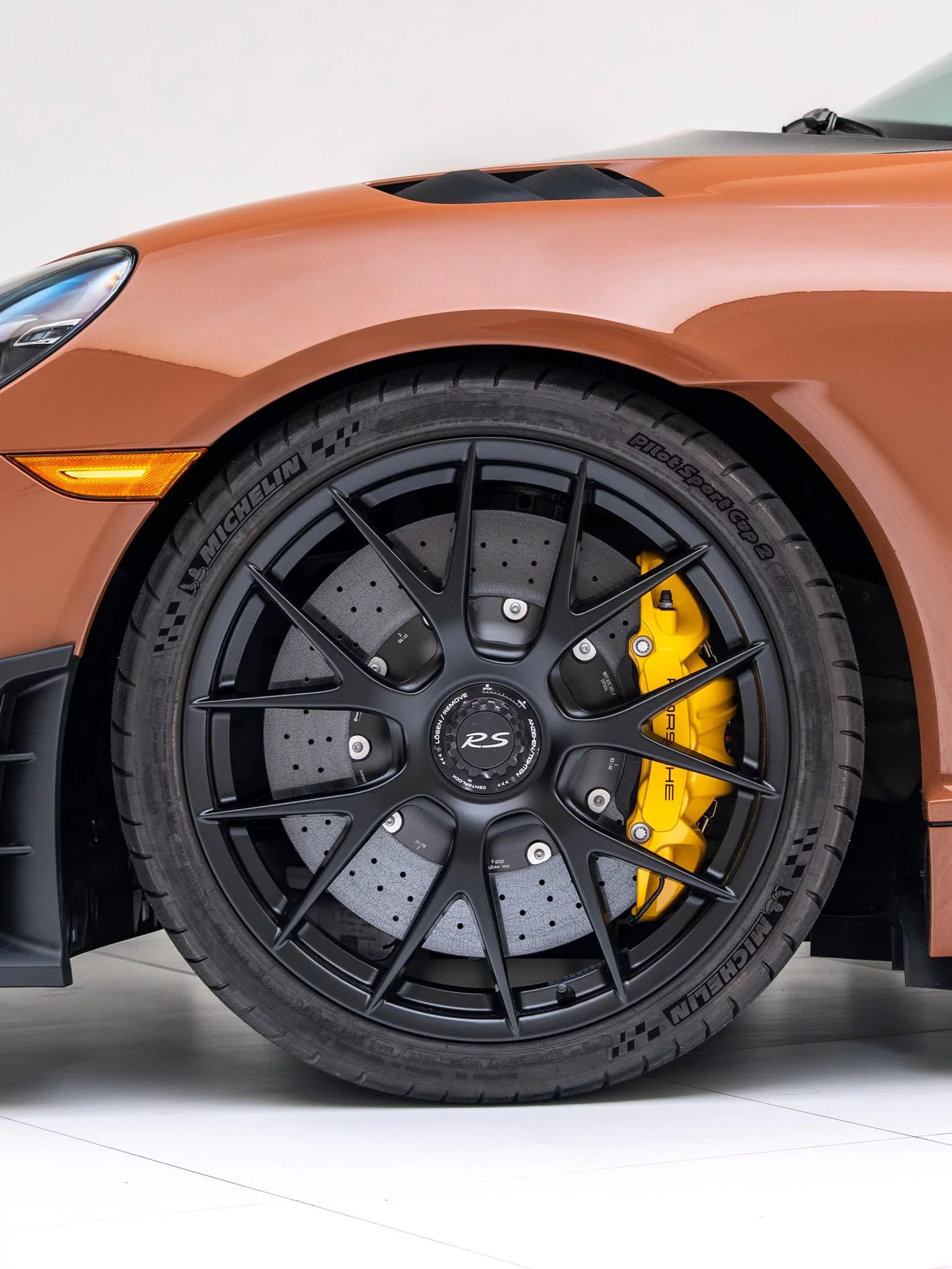 Sepia Brown Porsche 718 Cayman GT4 RS