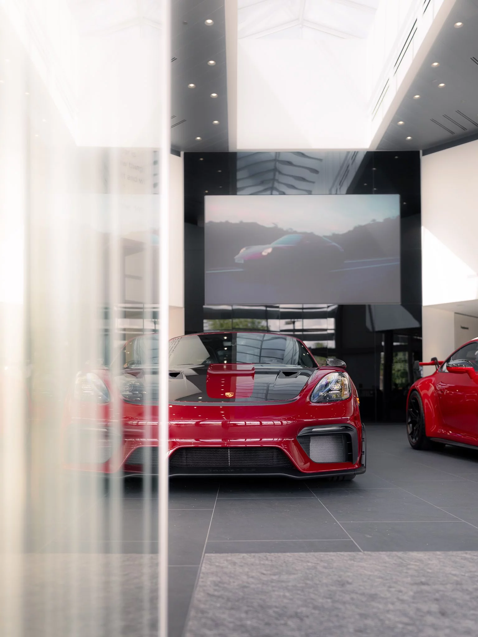 GTS Red Porsche 718 Spyder RS