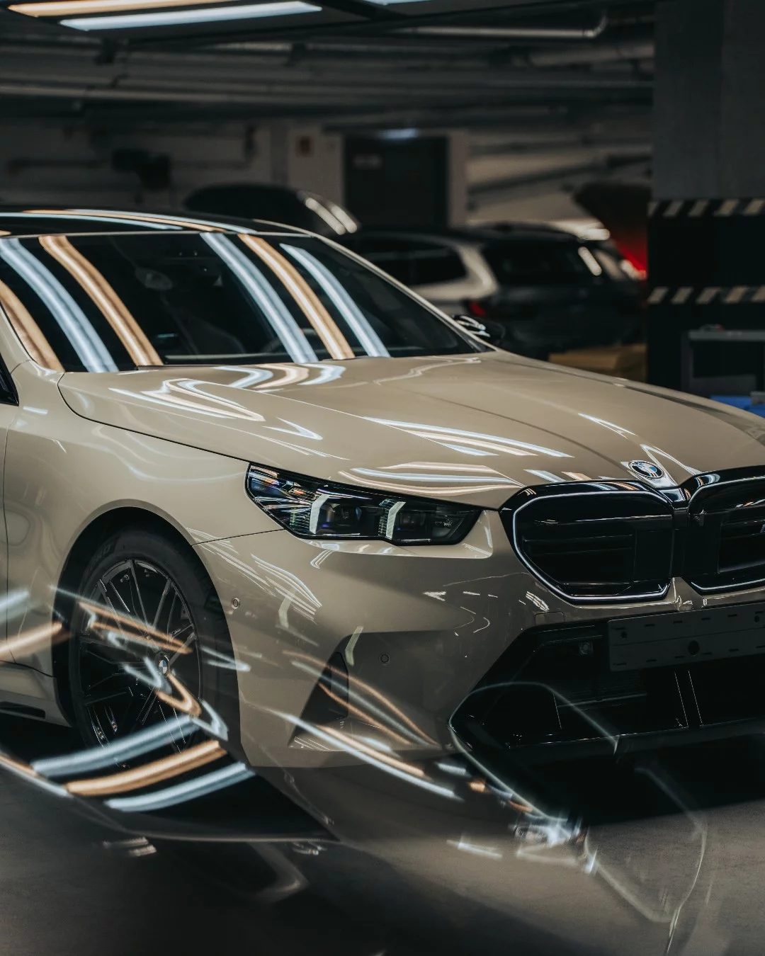 Stone Grey BMW M5