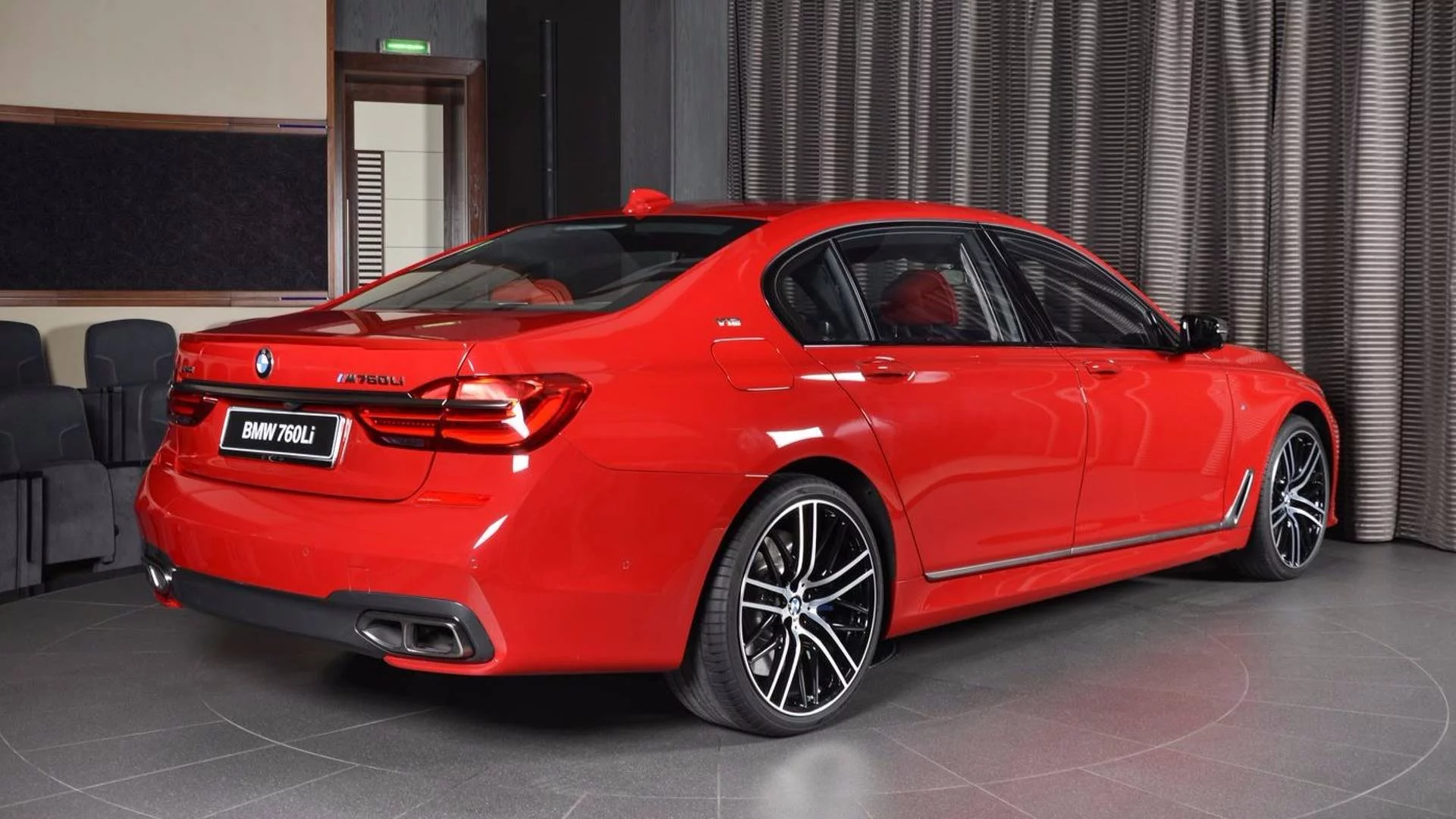 Imola Red BMW 7 Series
