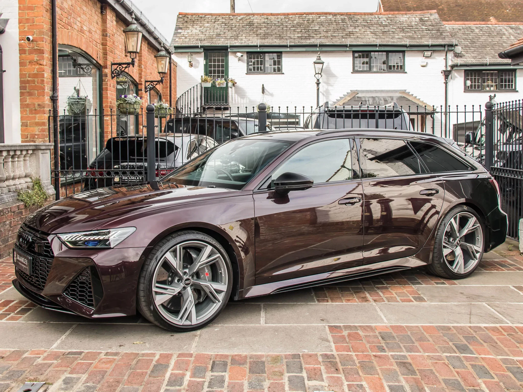 Dark Red Audi RS6 Avant