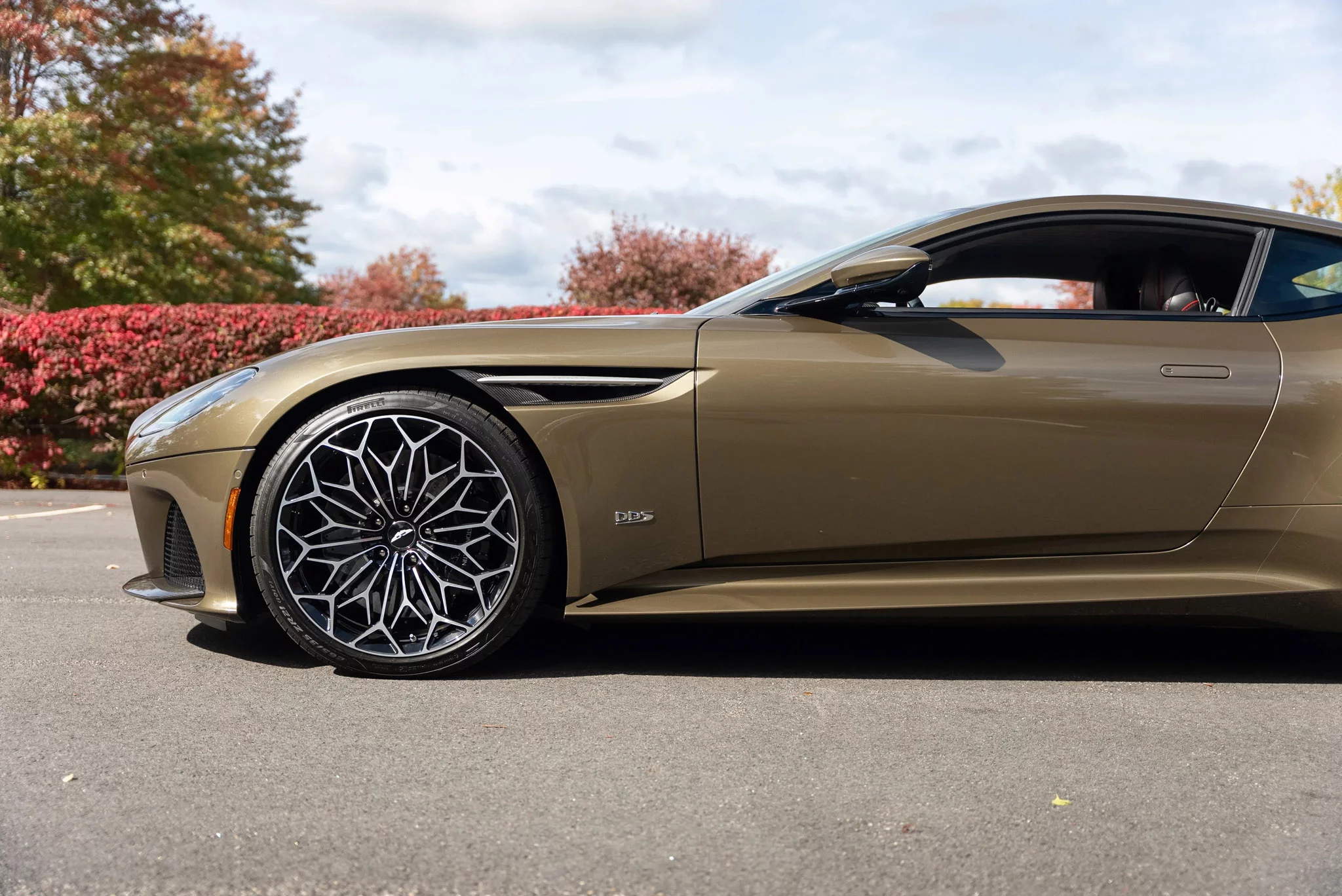 Olive Green Aston Martin DBS