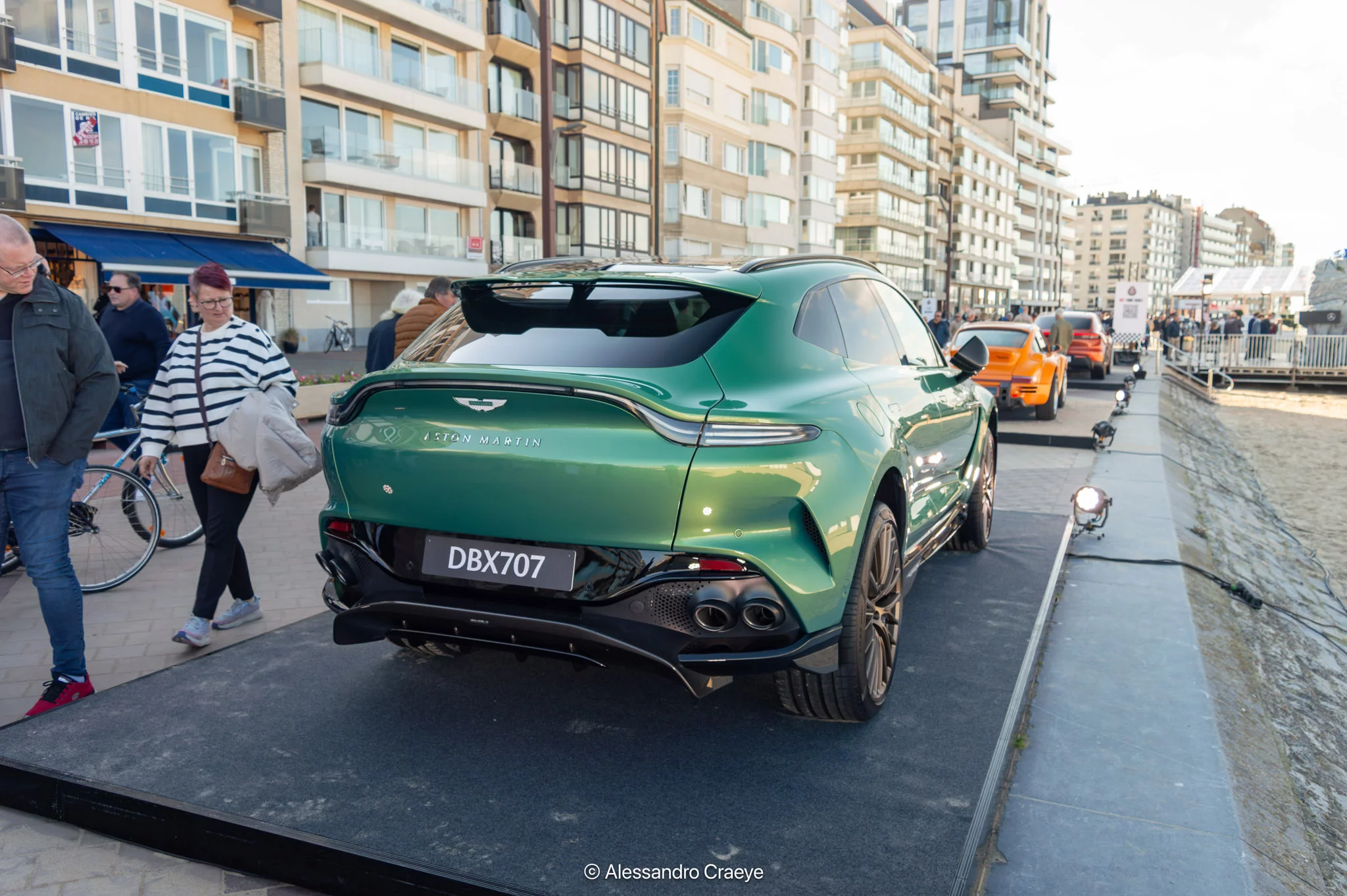 Iridescent Emerald Aston Martin DBX