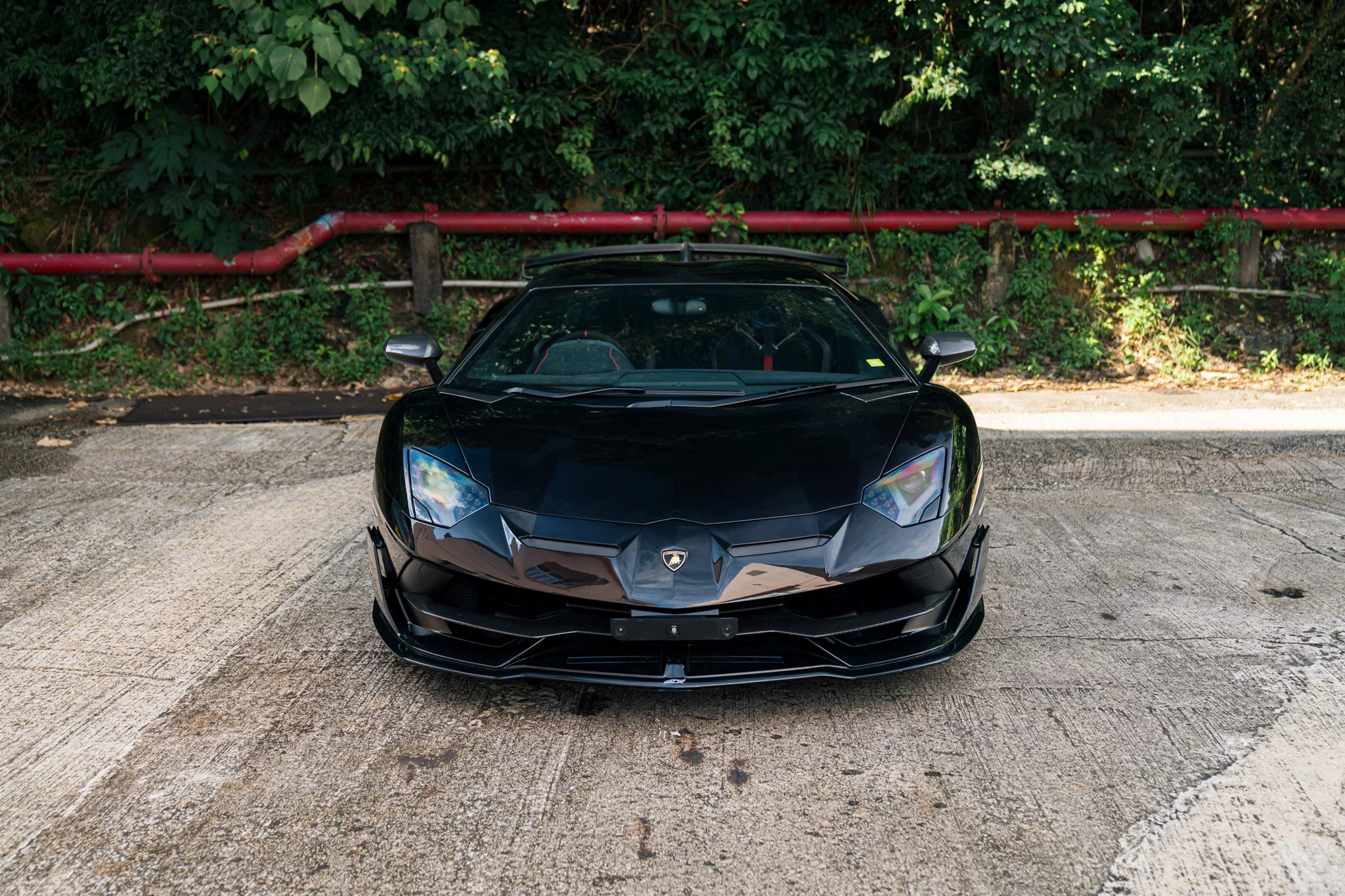 Nero Granatus Lamborghini Aventador