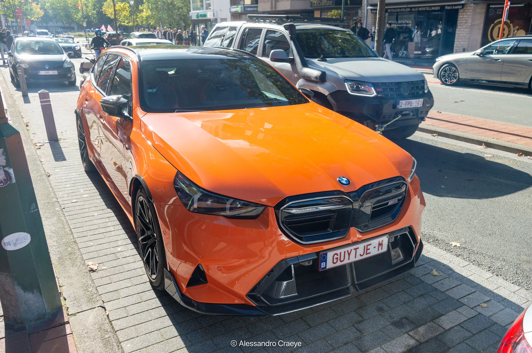 Fire Orange III BMW M5