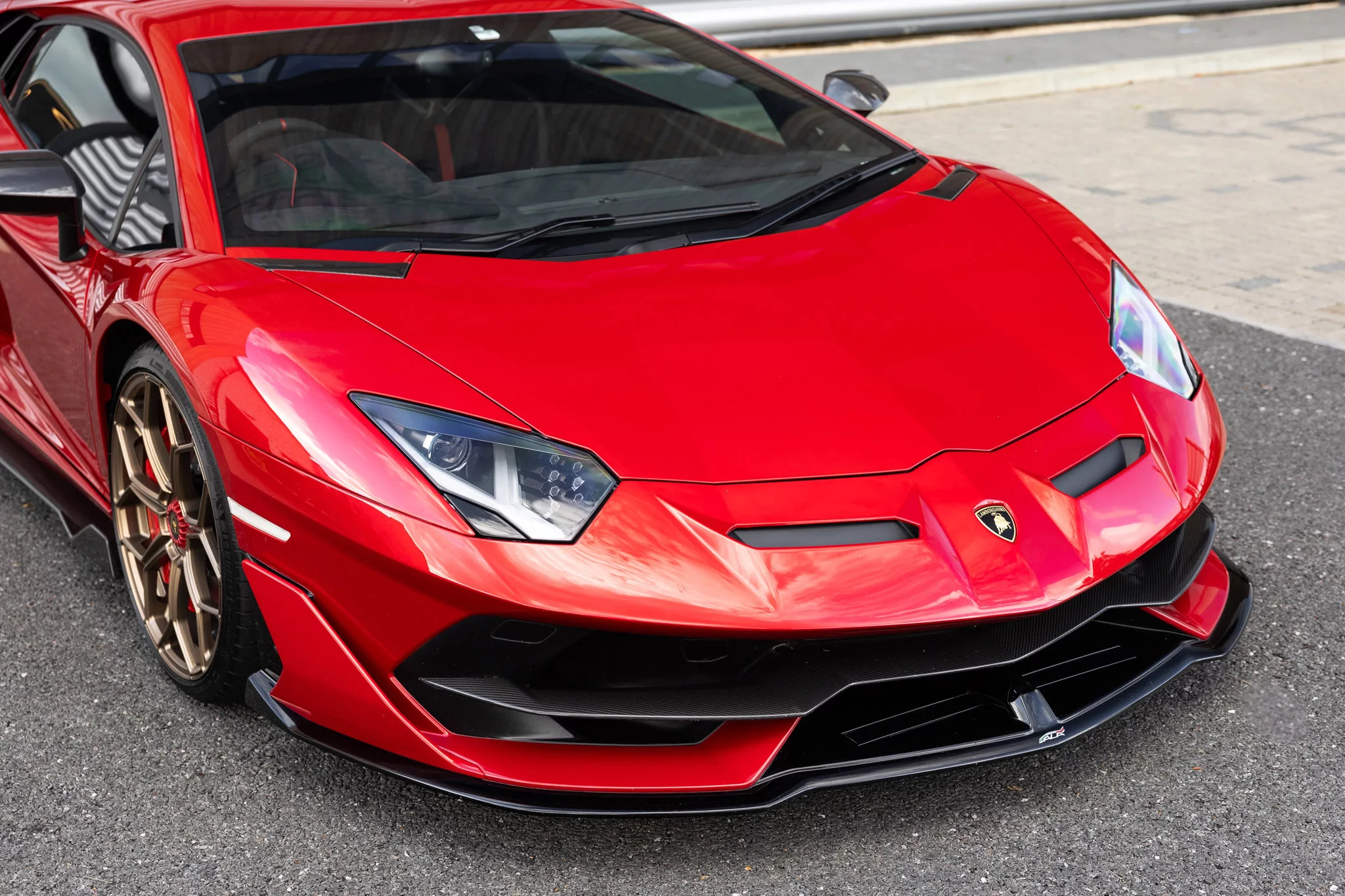 Rosso Bia Lamborghini Aventador