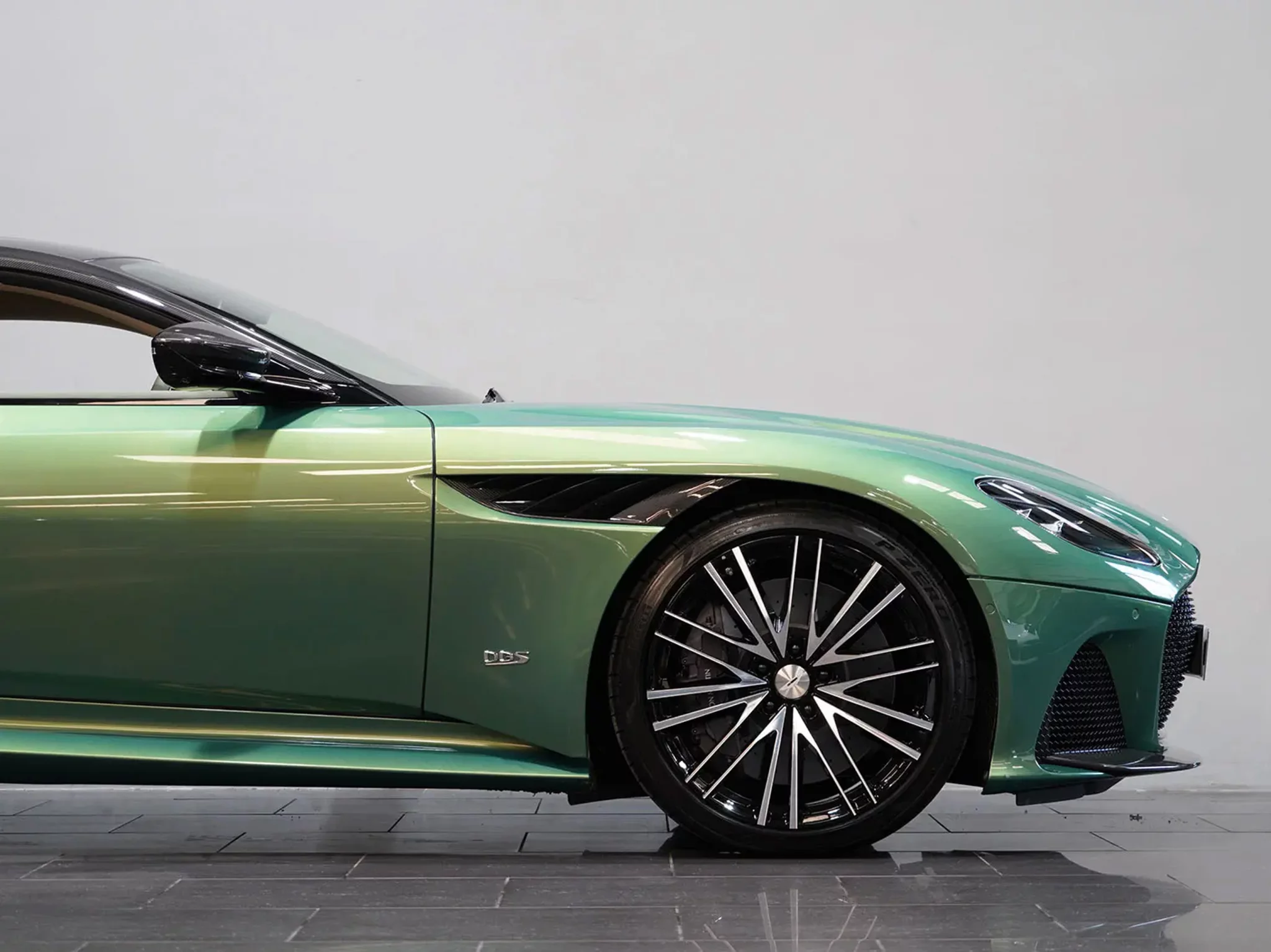 Iridescent Emerald Aston Martin DBS