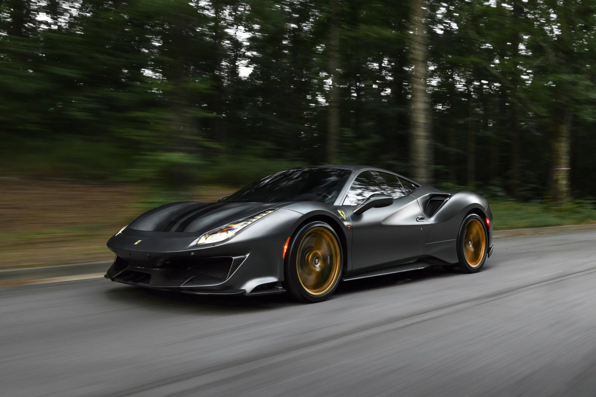 Grigio Silverstone Opaco Ferrari 488