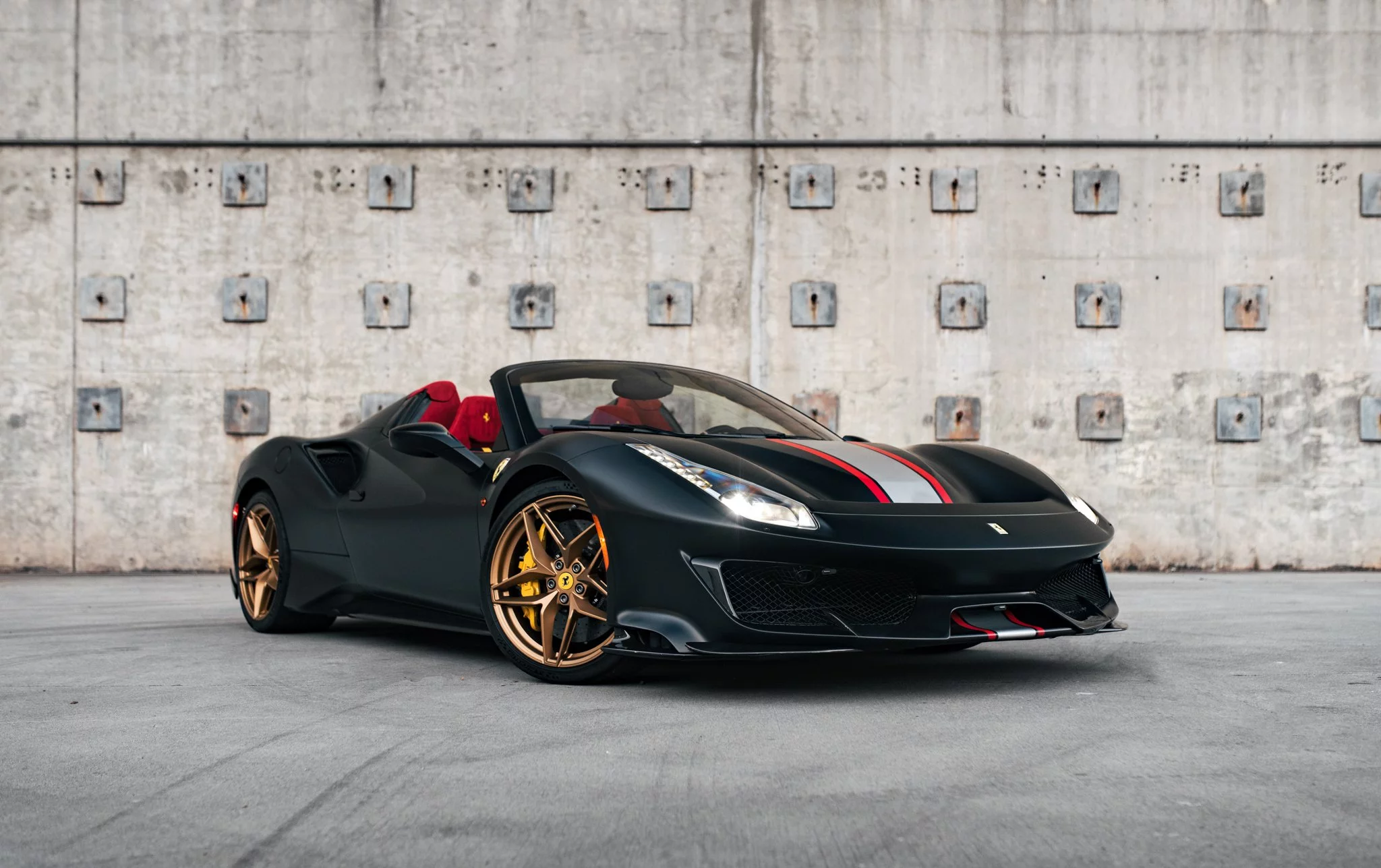 Nero DS Opaco Ferrari 488