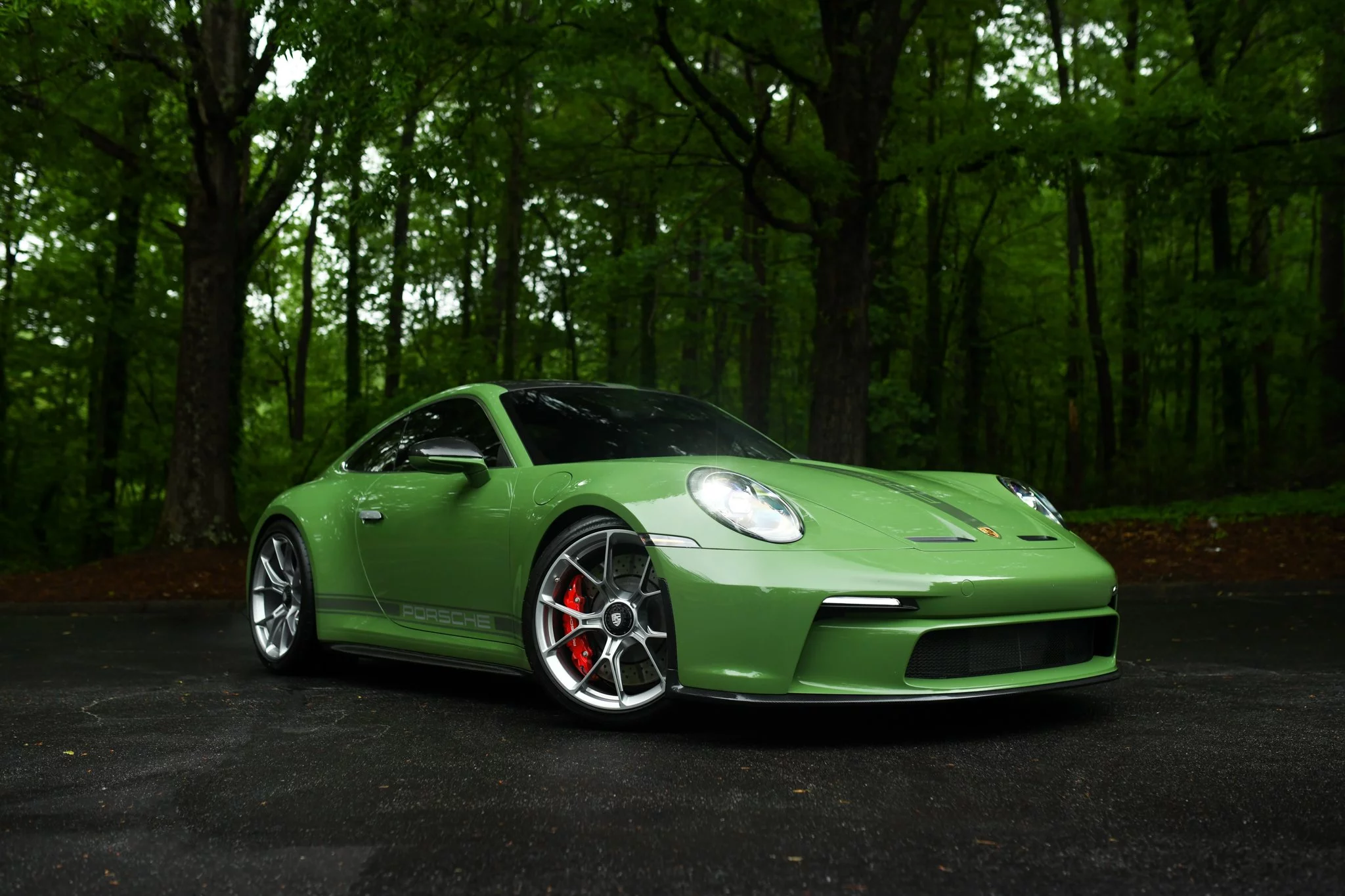 Olive Green Porsche 911 GT3