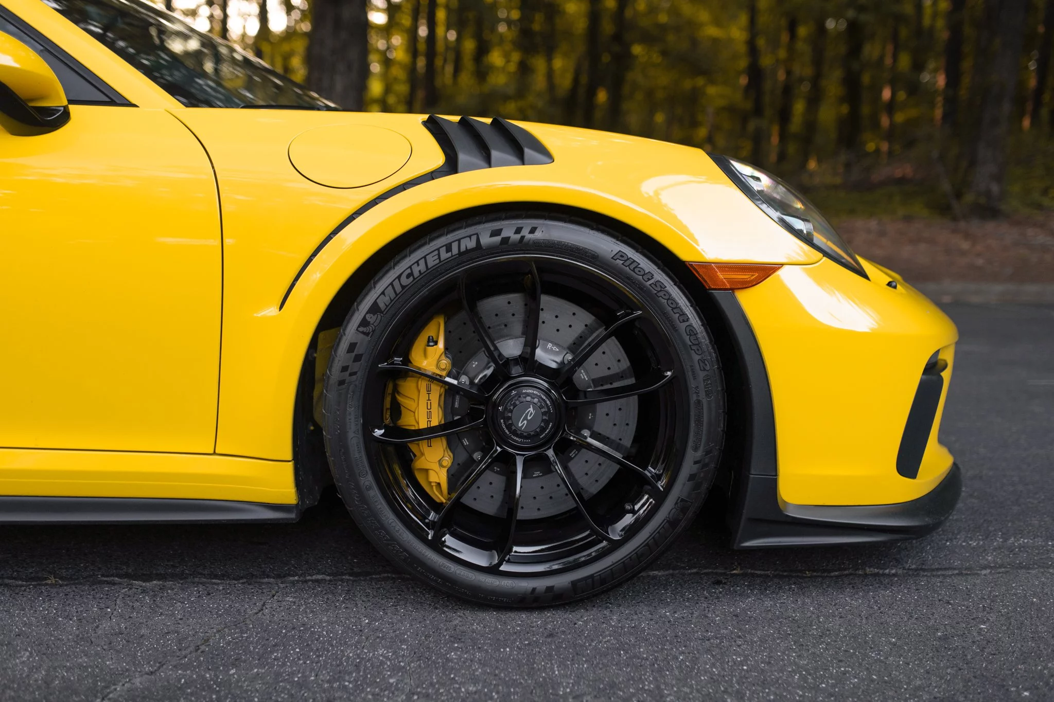 Racing Yellow Porsche 911 GT3 RS