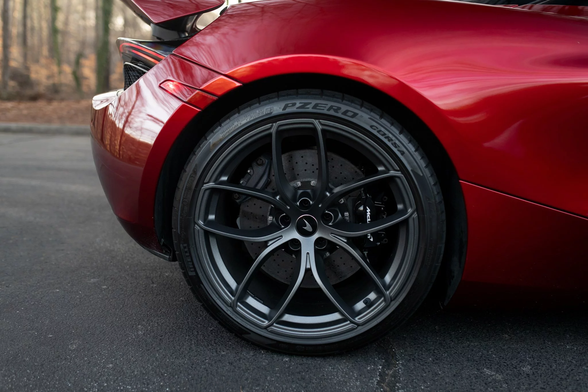 Volcano Red McLaren 720S